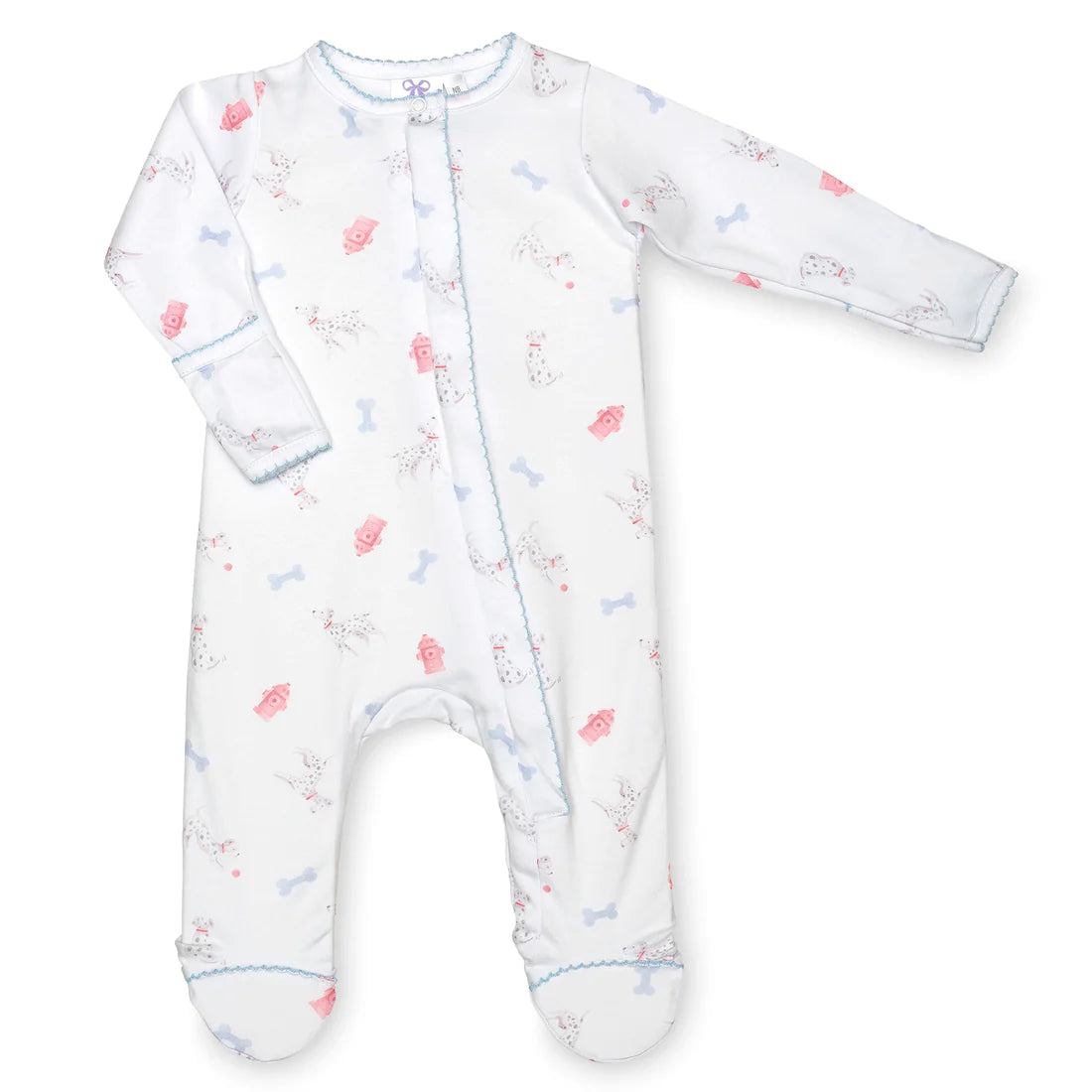 Dalmation Classic Footie-520 Baby & Kids Gifts-Simply Stylish Boutique-Simply Stylish Boutique | Women’s & Kid’s Fashion | Paducah, KY