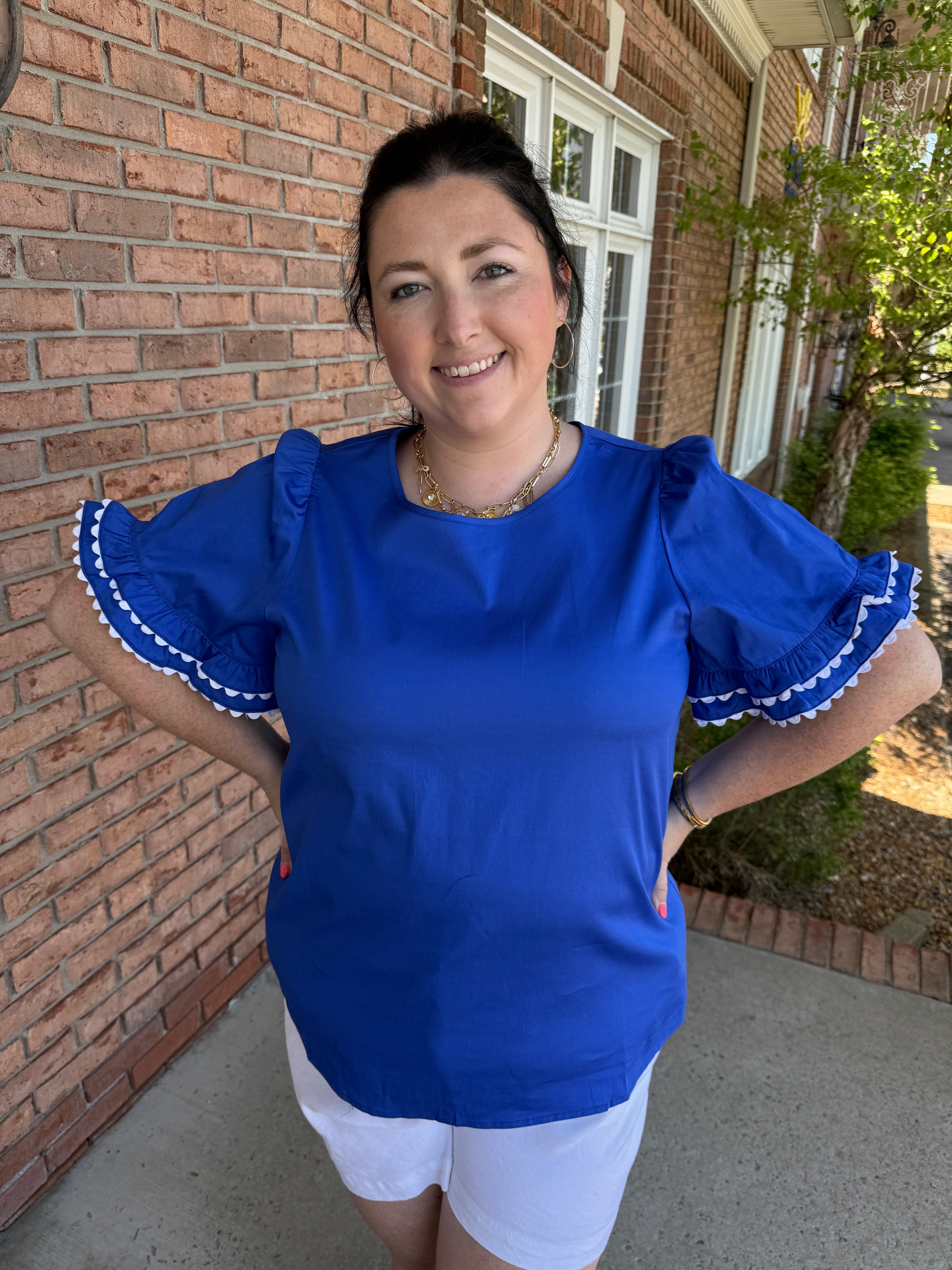 Cassidy Top-130 Dressy Tops & Blouses-Simply Stylish Boutique-Simply Stylish Boutique | Women’s & Kid’s Fashion | Paducah, KY