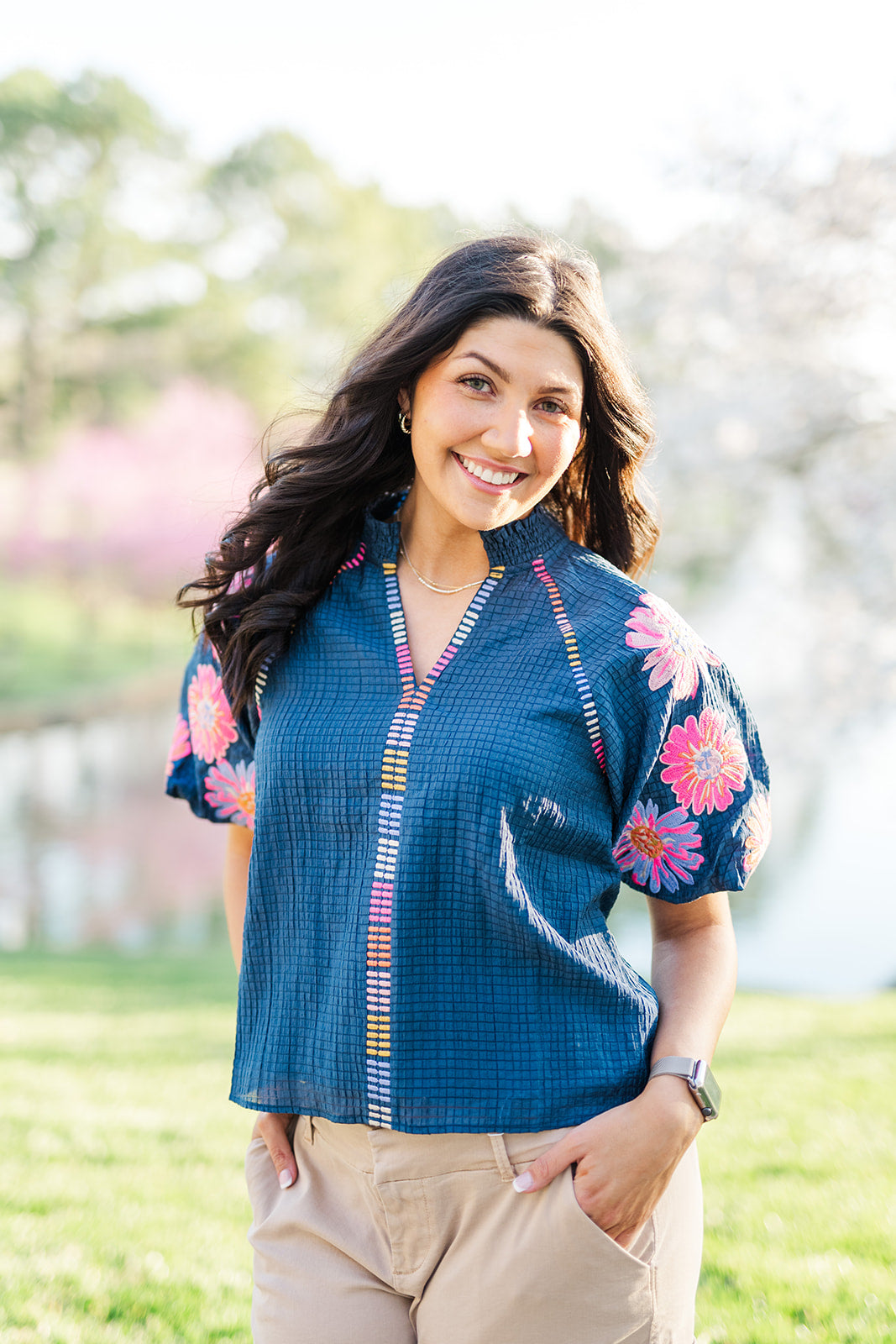 Nora Blouse-130 Dressy Tops & Blouses-Simply Stylish Boutique-Simply Stylish Boutique | Women’s & Kid’s Fashion | Paducah, KY
