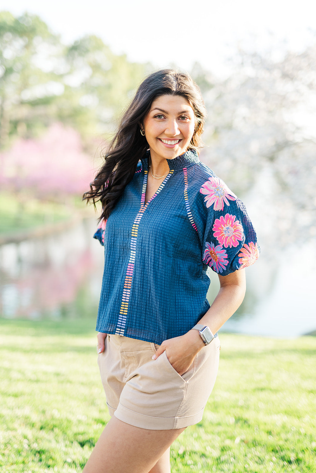 Nora Blouse-130 Dressy Tops & Blouses-Simply Stylish Boutique-Simply Stylish Boutique | Women’s & Kid’s Fashion | Paducah, KY