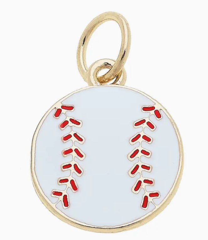 Baseball Charm-410 Jewelry-Simply Stylish Boutique-Simply Stylish Boutique | Women’s & Kid’s Fashion | Paducah, KY
