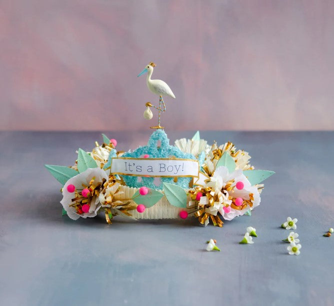 Stork Tiara-520 Baby & Kids Gifts-Simply Stylish Boutique-Simply Stylish Boutique | Women’s & Kid’s Fashion | Paducah, KY
