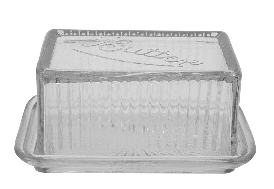Pressed Glass Butter Dish-510 General Gifts-Simply Stylish Boutique-Simply Stylish Boutique | Women’s & Kid’s Fashion | Paducah, KY