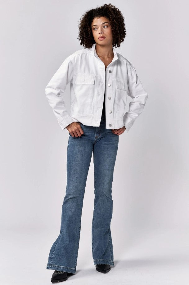 Cleo Denim Jacket-150 Jackets, Blazers, & Outerwear-Simply Stylish Boutique-Simply Stylish Boutique | Women’s & Kid’s Fashion | Paducah, KY