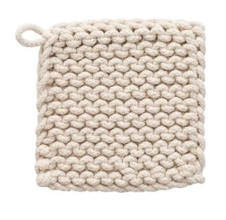 Cotton Crocheted Pot Holder-510 General Gifts-Simply Stylish Boutique-Simply Stylish Boutique | Women’s & Kid’s Fashion | Paducah, KY