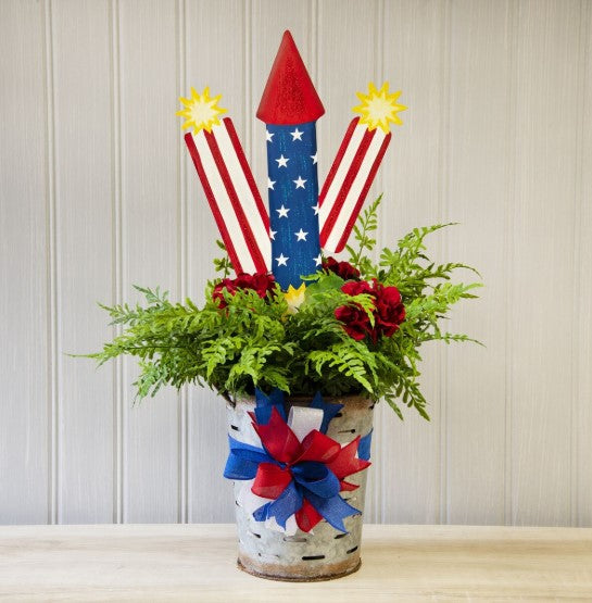 Firecracker & Rocket Stake-510 General Gifts-Simply Stylish Boutique-Simply Stylish Boutique | Women’s & Kid’s Fashion | Paducah, KY