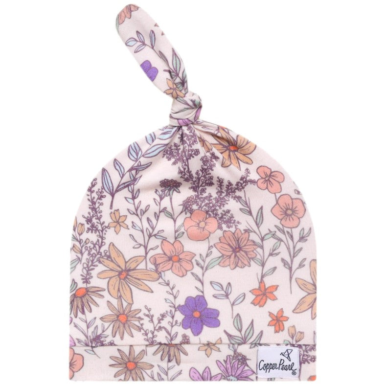 Flora Top Knot Hat-520 Baby & Kids Gifts-Simply Stylish Boutique-Simply Stylish Boutique | Women’s & Kid’s Fashion | Paducah, KY