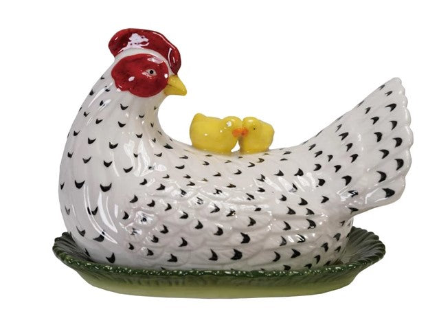 Hen Shaped Butter Dish-510 General Gifts-Simply Stylish boutique-Simply Stylish Boutique | Women’s & Kid’s Fashion | Paducah, KY