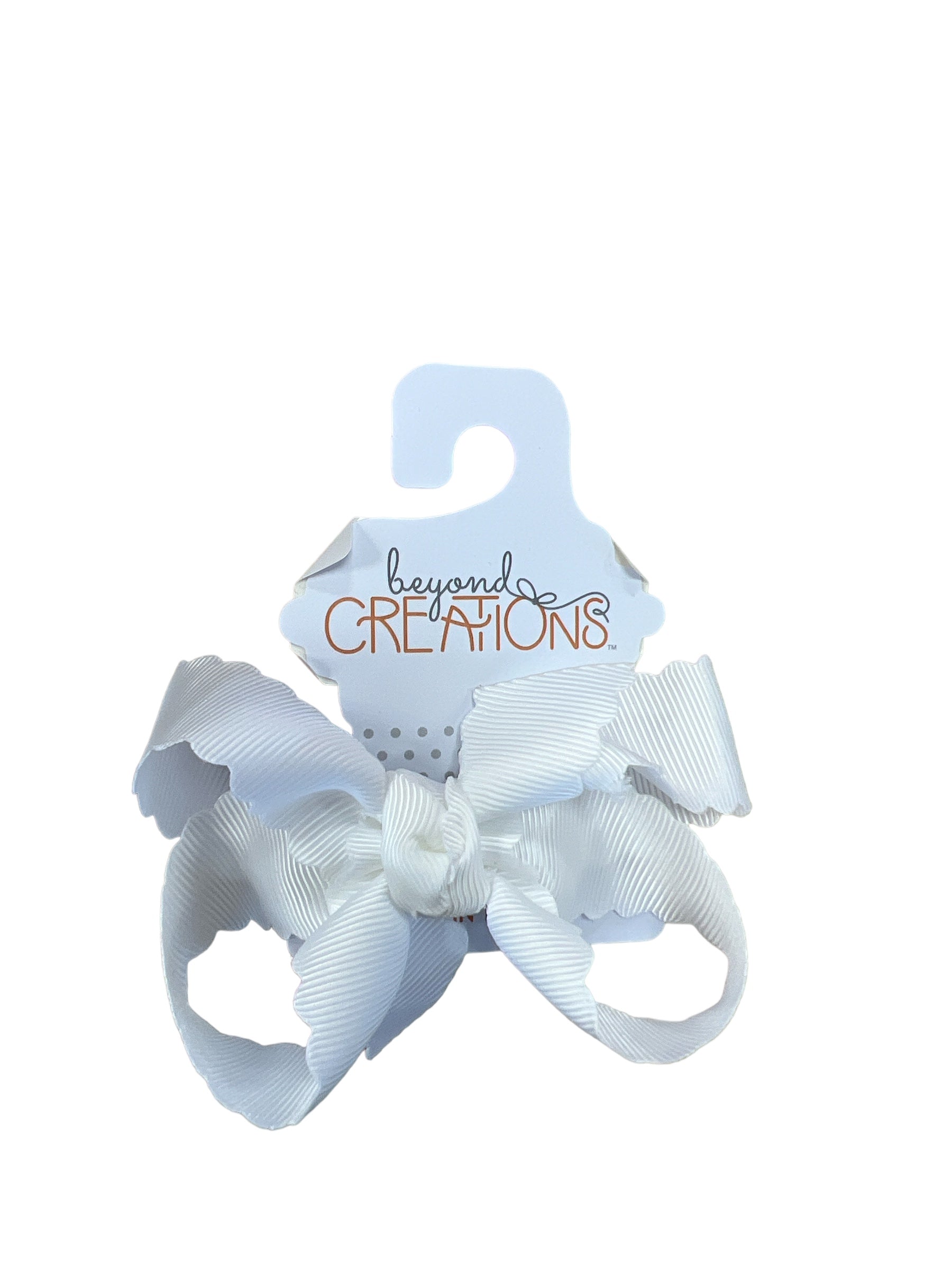 Scalloped Edge Ribbon Bow-520 Baby & Kids Gifts-Simply Stylish Boutique-Simply Stylish Boutique | Women’s & Kid’s Fashion | Paducah, KY