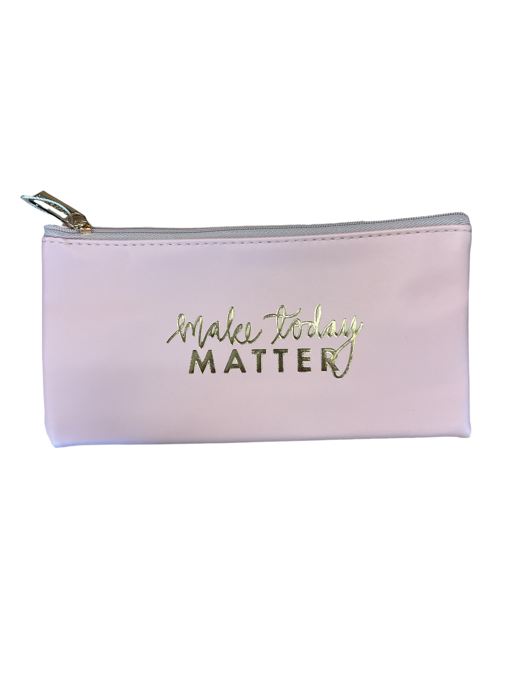 Make Today Matter Zipped Pouch-510 General Gifts-Simply Stylish Boutique-Simply Stylish Boutique | Women’s & Kid’s Fashion | Paducah, KY