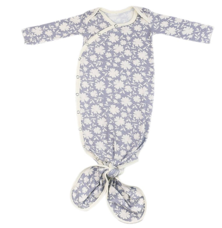 Lacie Newborn Knotted Gown-520 Baby & Kids Gifts-Simply Stylish Boutique-Simply Stylish Boutique | Women’s & Kid’s Fashion | Paducah, KY
