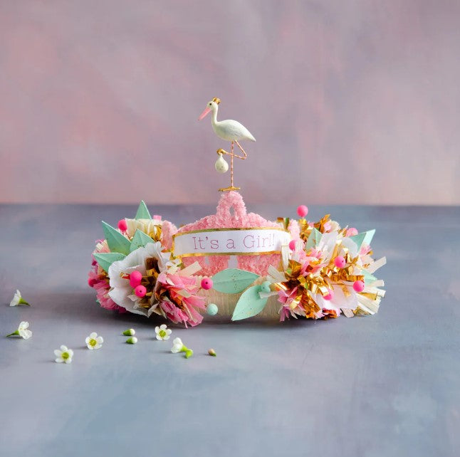Stork Tiara-520 Baby & Kids Gifts-Simply Stylish Boutique-Simply Stylish Boutique | Women’s & Kid’s Fashion | Paducah, KY