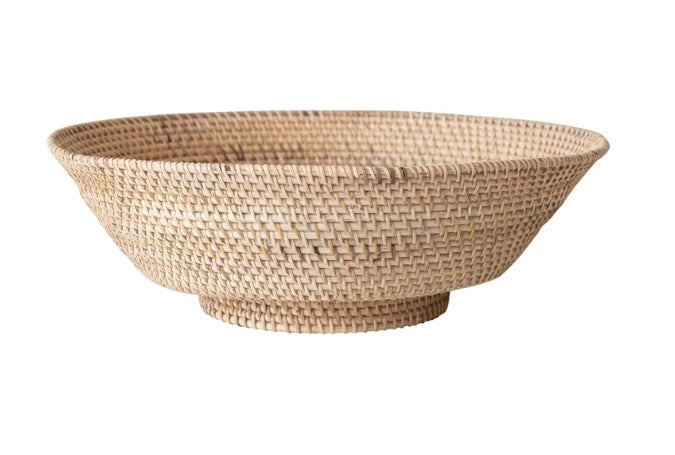 Rattan Footed Bowl-510 General Gifts-Simply Stylish Boutique-Simply Stylish Boutique | Women’s & Kid’s Fashion | Paducah, KY