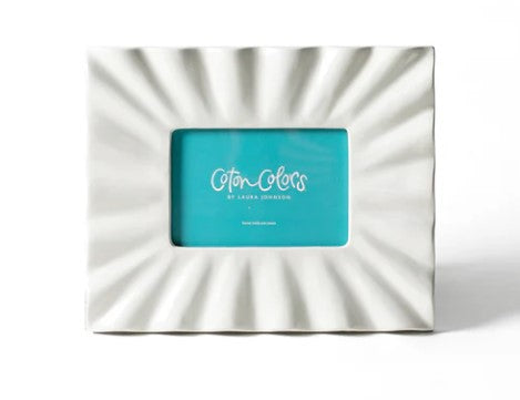 Signature White Ruffle Frame-510 General Gifts-Simply Stylish Boutique-Simply Stylish Boutique | Women’s & Kid’s Fashion | Paducah, KY