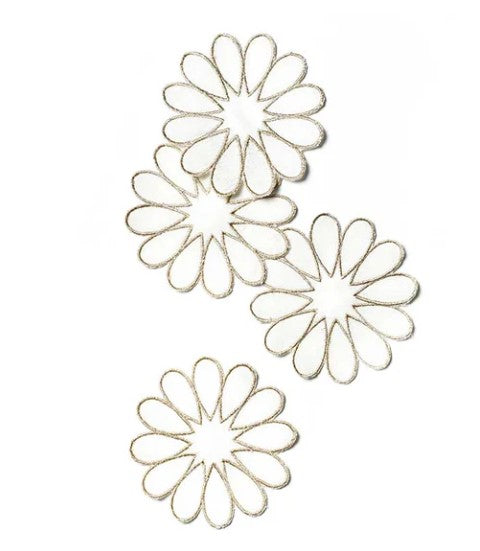 Deco Gold Scallop Cocktail Napkin-510 General Gifts-Simply Stylish Boutique-Simply Stylish Boutique | Women’s & Kid’s Fashion | Paducah, KY
