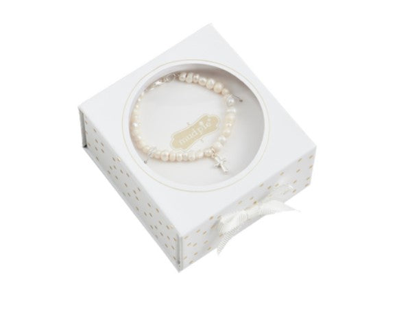 Boxed Cross Bracelet-520 Baby & Kids Gifts-Simply Stylish Boutique-Simply Stylish Boutique | Women’s & Kid’s Fashion | Paducah, KY