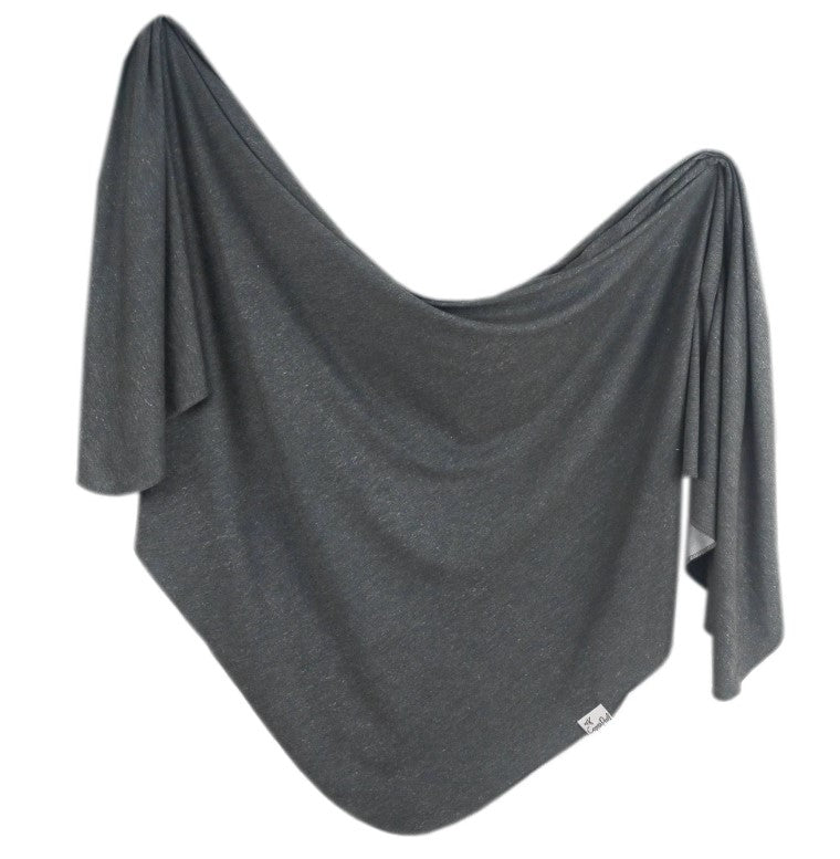 Slate Knit Swaddle Blanket-520 Baby & Kids Gifts-Simply Stylish Boutique-Simply Stylish Boutique | Women’s & Kid’s Fashion | Paducah, KY