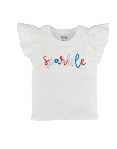 Sparkle Tinsel Shirt-520 Baby & Kids Gifts-Simply Stylish Boutique-Simply Stylish Boutique | Women’s & Kid’s Fashion | Paducah, KY