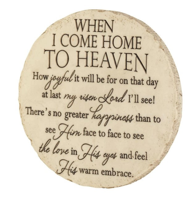 When I Come Home Stepping Stone-510 General Gifts-Simply Stylish Boutique-Simply Stylish Boutique | Women’s & Kid’s Fashion | Paducah, KY