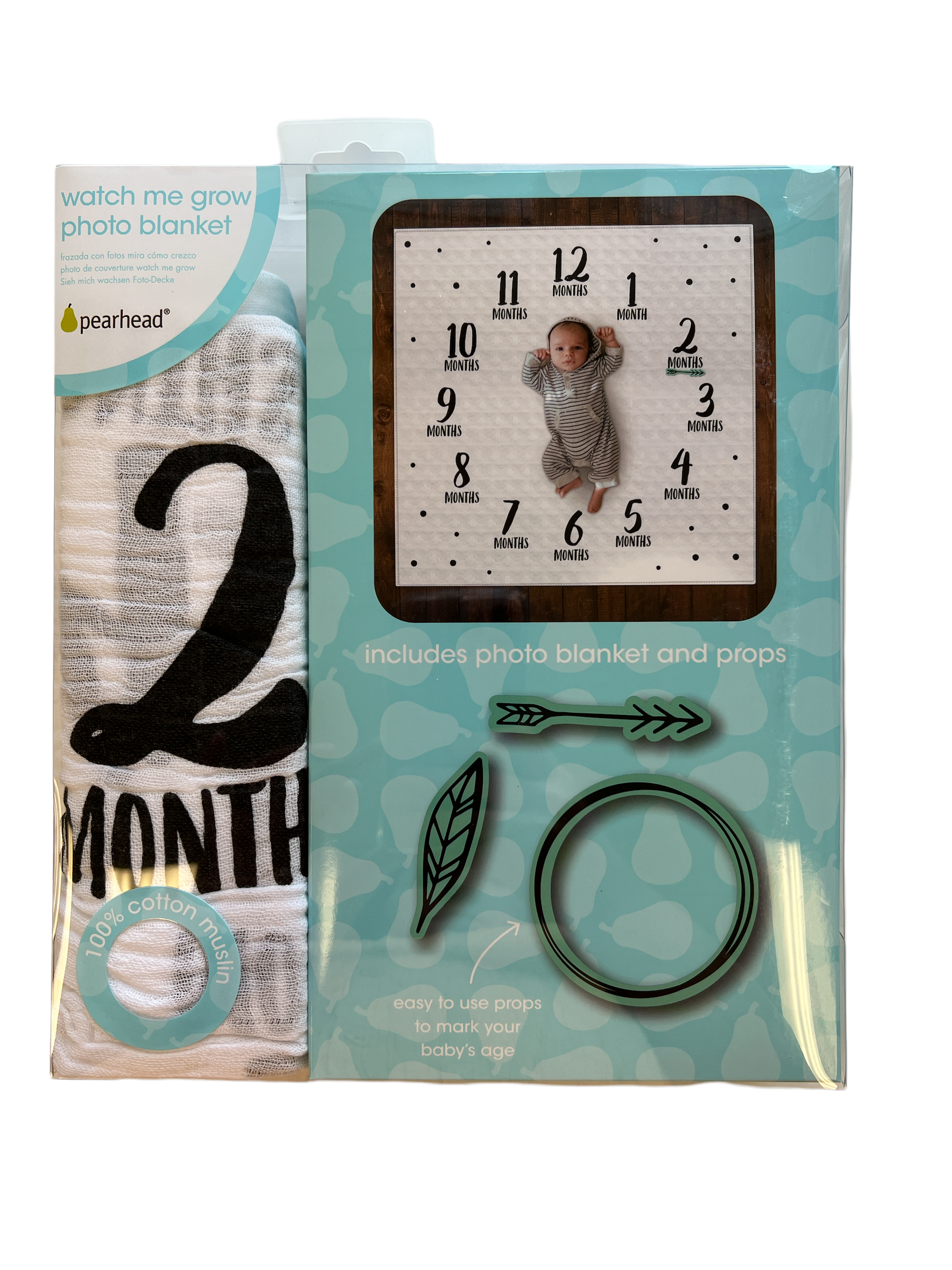 Watch Me Grow Milestone Blanket-520 Baby & Kids Gifts-Simply Stylish Boutique-Simply Stylish Boutique | Women’s & Kid’s Fashion | Paducah, KY