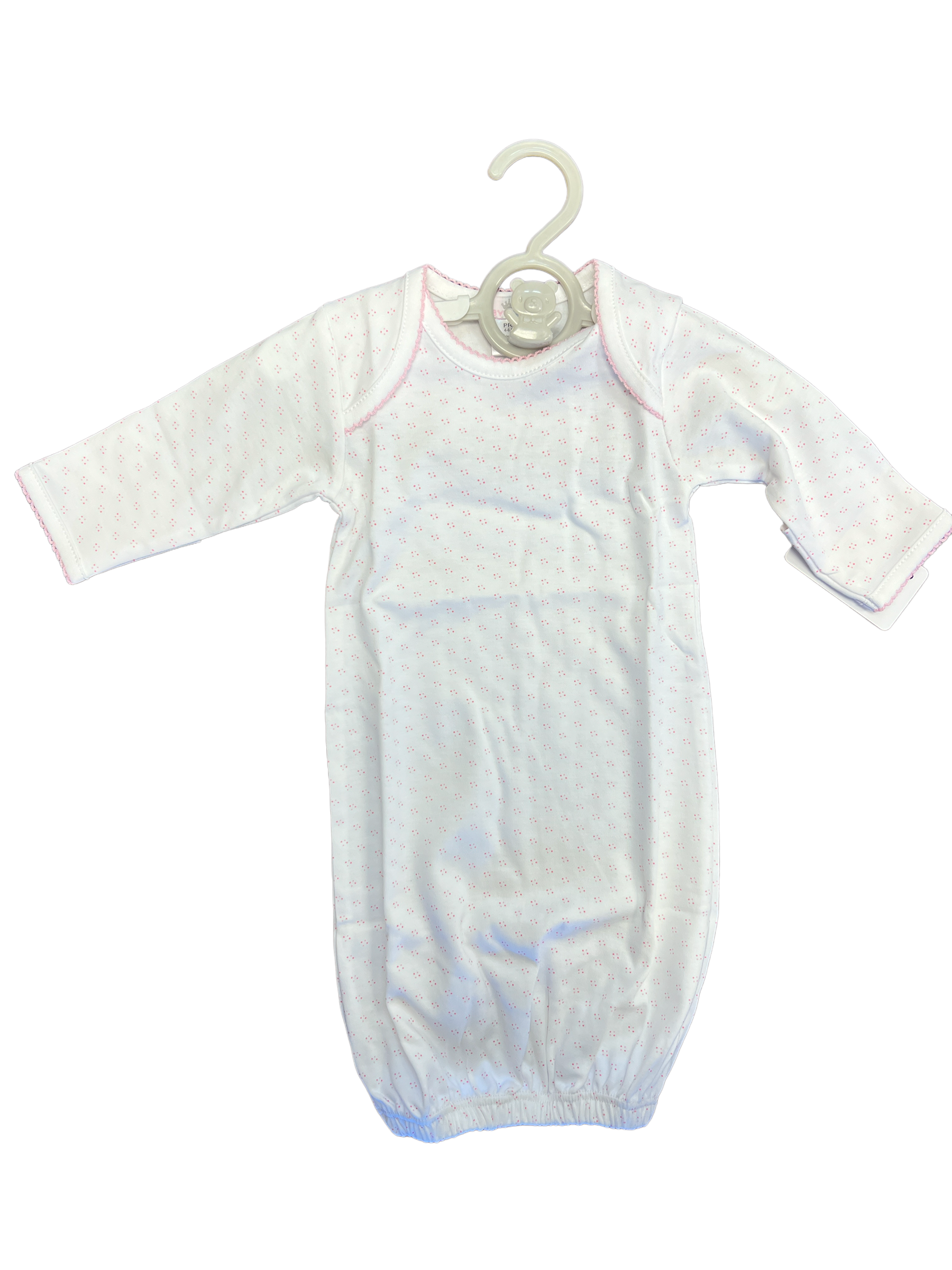 Pink Dots Gown-520 Baby & Kids Gifts-Simply Stylish Boutique-Simply Stylish Boutique | Women’s & Kid’s Fashion | Paducah, KY