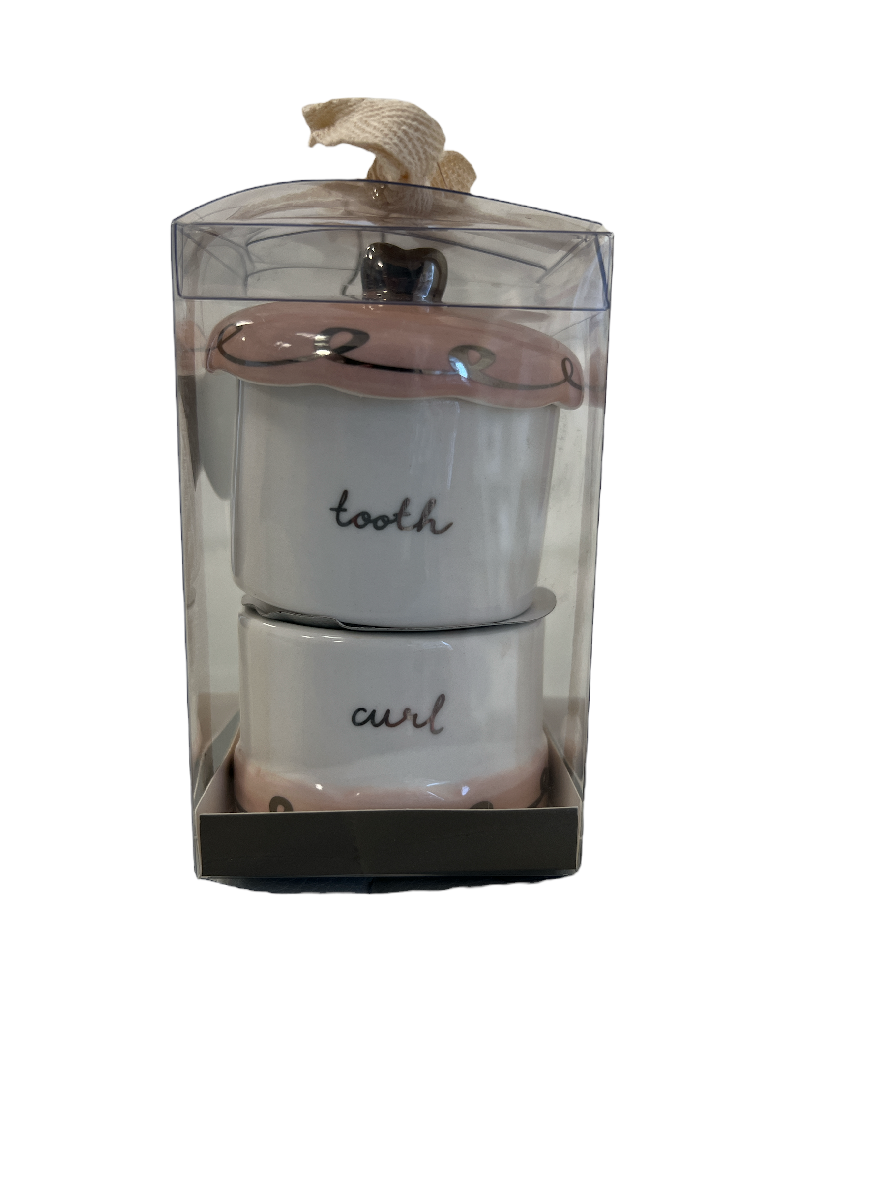 Baby Tooth/Curl Holder - Pink-520 Baby & Kids Gifts-Simply Stylish Boutique-Simply Stylish Boutique | Women’s & Kid’s Fashion | Paducah, KY