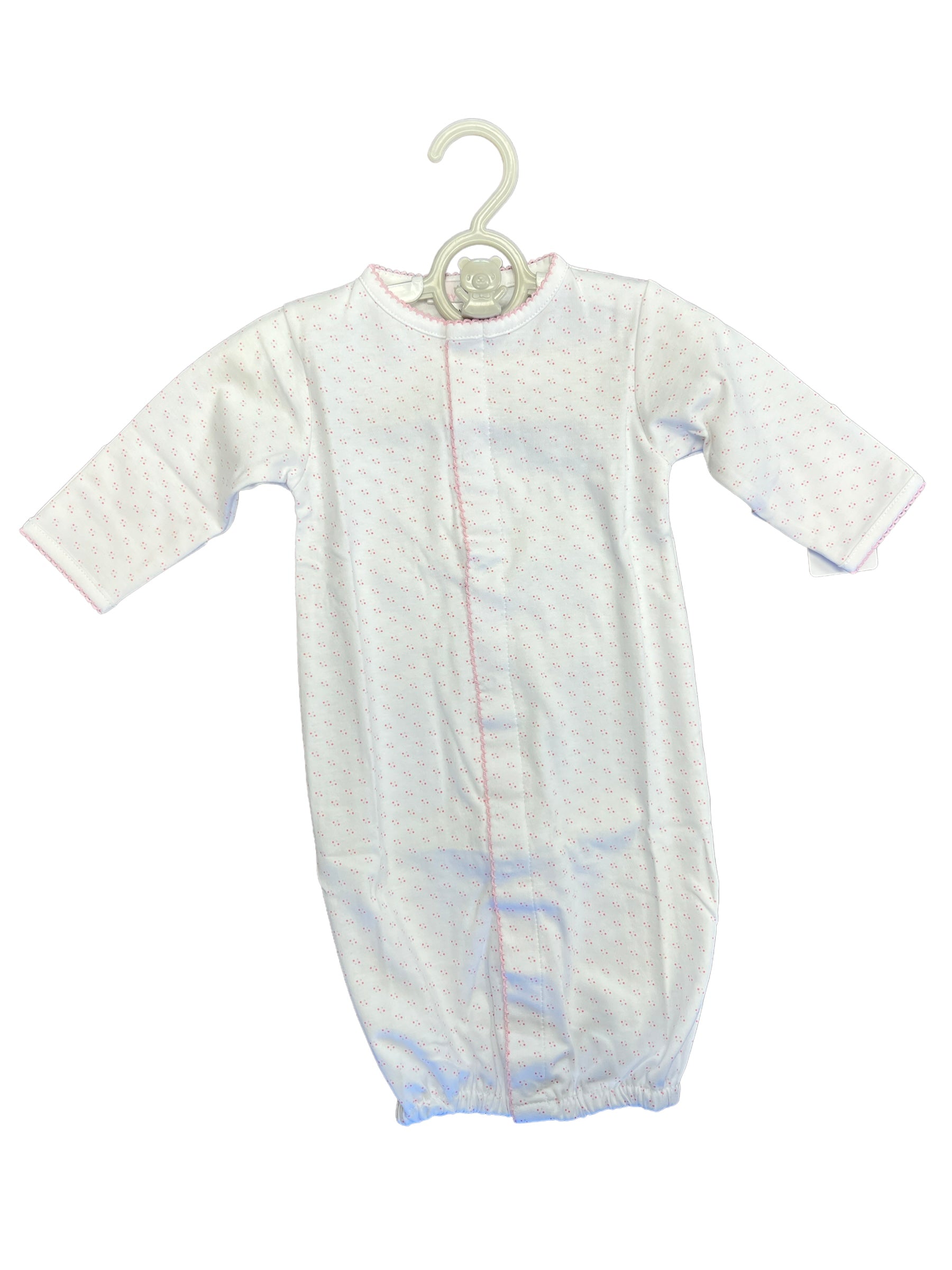 Pink Dots Converter Gown-520 Baby & Kids Gifts-Simply Stylish Boutique-Simply Stylish Boutique | Women’s & Kid’s Fashion | Paducah, KY