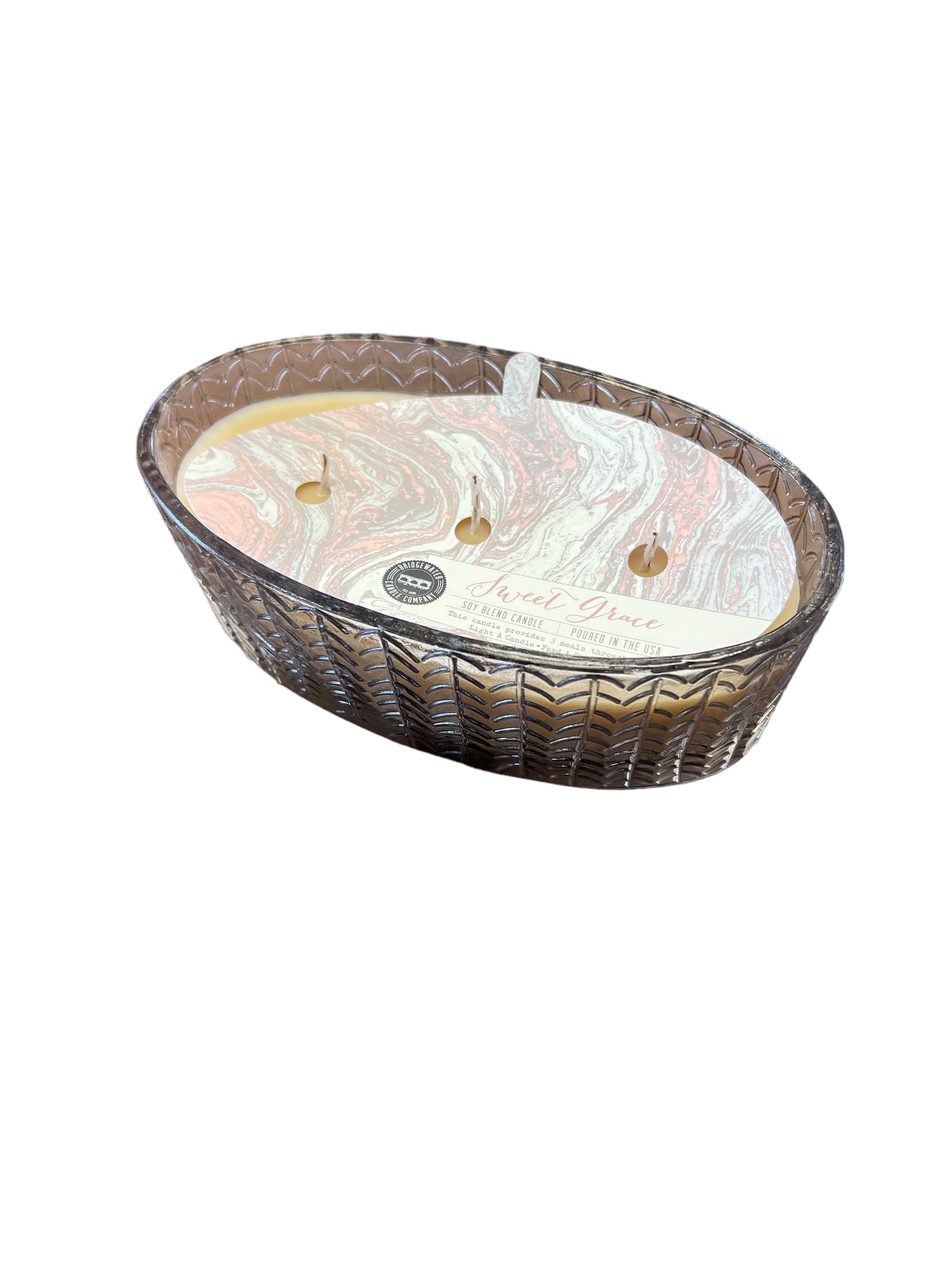 Sweet Grace Oval Glass Candle-510 General Gifts-Simply Stylish Boutique-Simply Stylish Boutique | Women’s & Kid’s Fashion | Paducah, KY