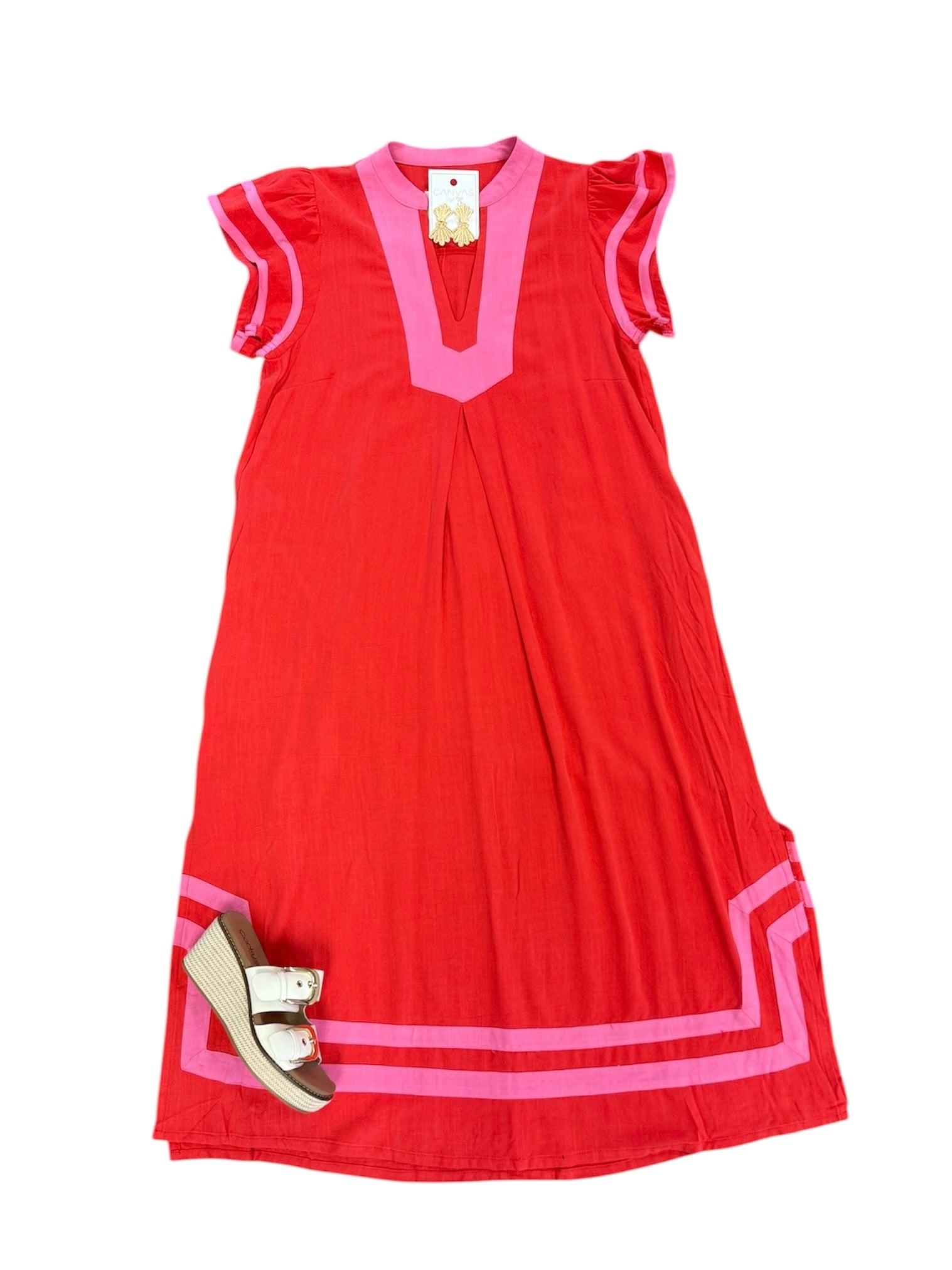 Easy Breeze Linen Midi-310 Dresses-Simply Stylish Boutique-Simply Stylish Boutique | Women’s & Kid’s Fashion | Paducah, KY