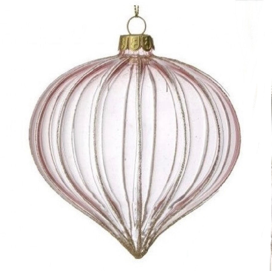 Glitter Ridge Finial Ornament-540 Holiday/Seasonal-Simply Stylish Boutique-Simply Stylish Boutique | Women’s & Kid’s Fashion | Paducah, KY