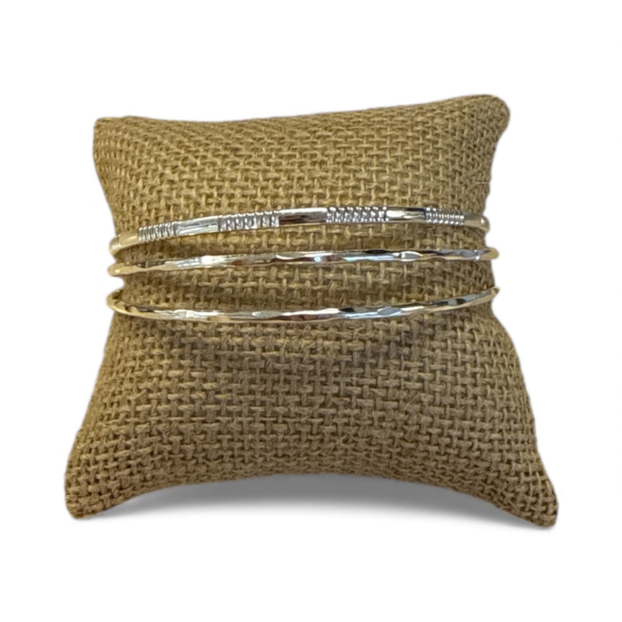 Silver Thin Bangle Set-410 Jewelry-Simply Stylish Boutique-Simply Stylish Boutique | Women’s & Kid’s Fashion | Paducah, KY