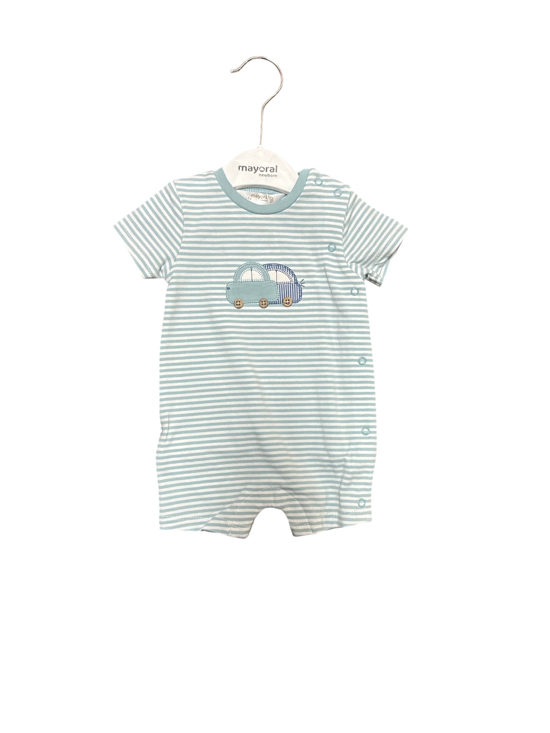 Baby Boy Car Romper-520 Baby & Kids Gifts-mayoral-Simply Stylish Boutique | Women’s & Kid’s Fashion | Paducah, KY