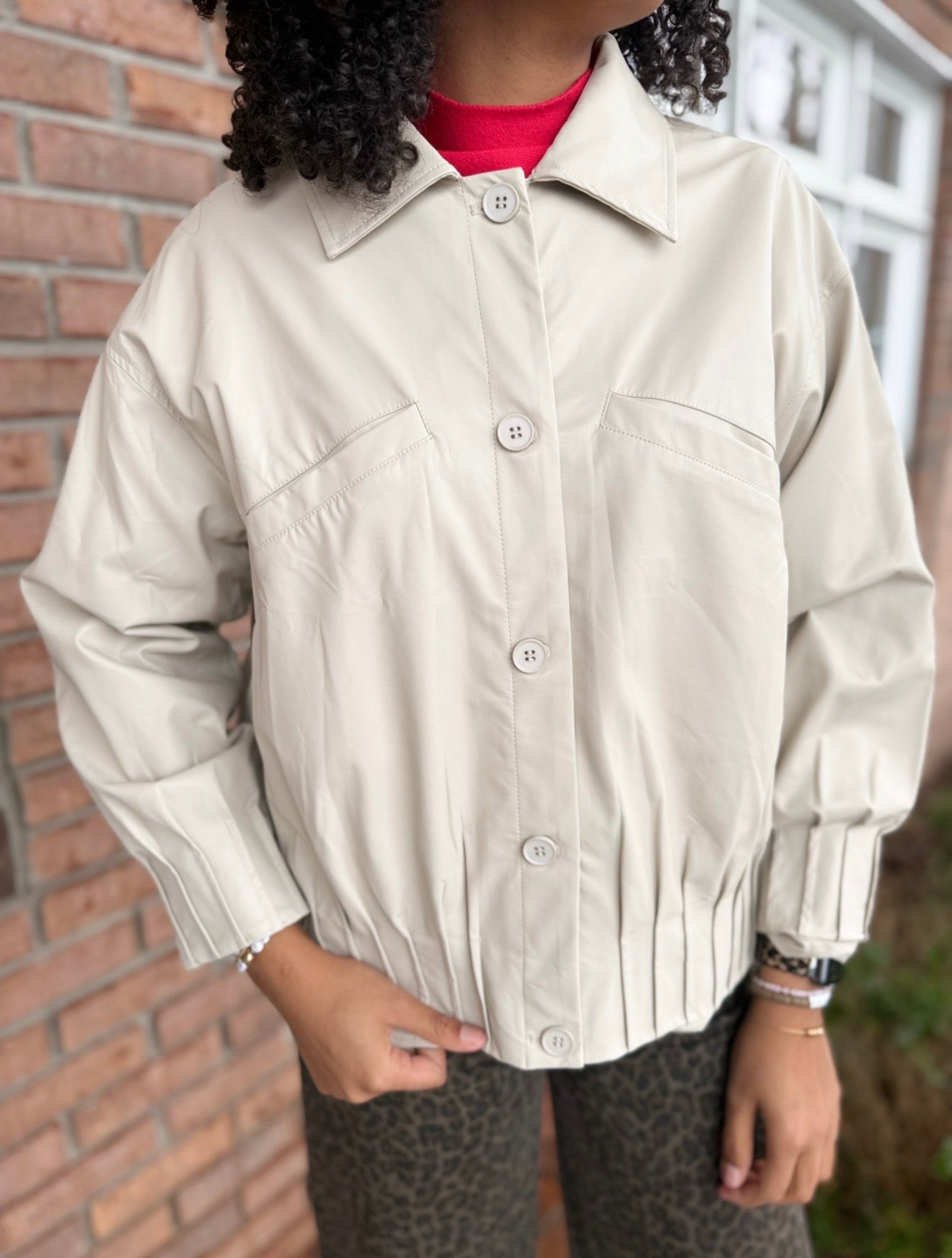 Josephine Leather Jacket-150 Jackets, Blazers, & Outerwear-Simply Stylish Boutique-Simply Stylish Boutique | Women’s & Kid’s Fashion | Paducah, KY