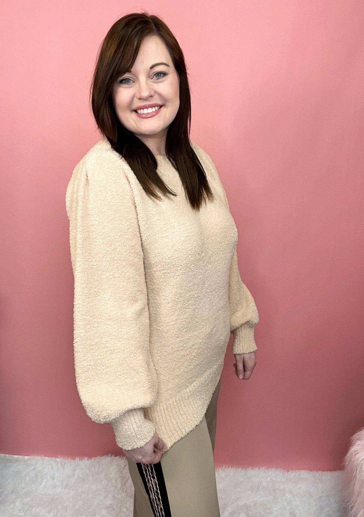 Latte Luxe Top-130 Dressy Tops & Blouses-Simply Stylish Boutique-Simply Stylish Boutique | Women’s & Kid’s Fashion | Paducah, KY