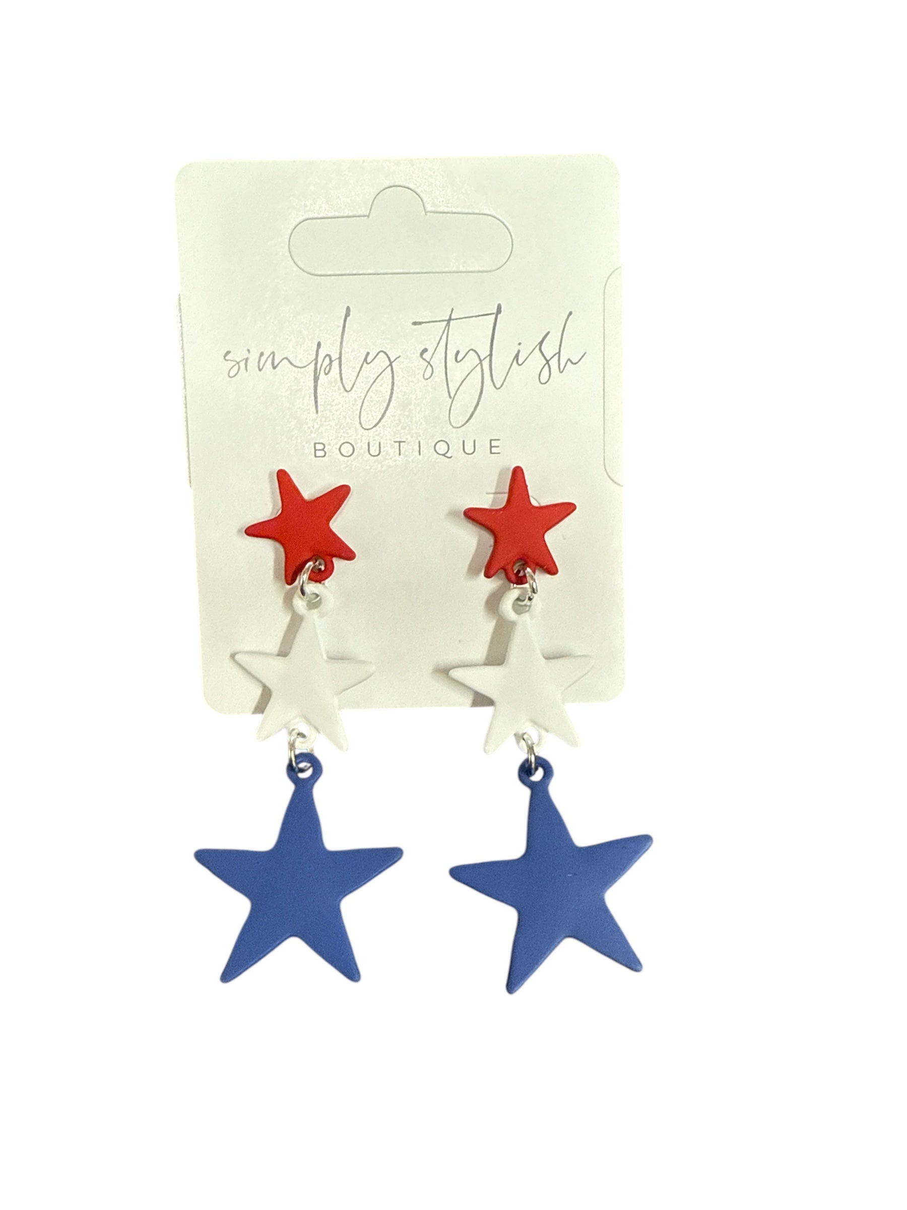 Stars Dangle Earring-410 Jewelry-Simply Stylish Boutique-Simply Stylish Boutique | Women’s & Kid’s Fashion | Paducah, KY
