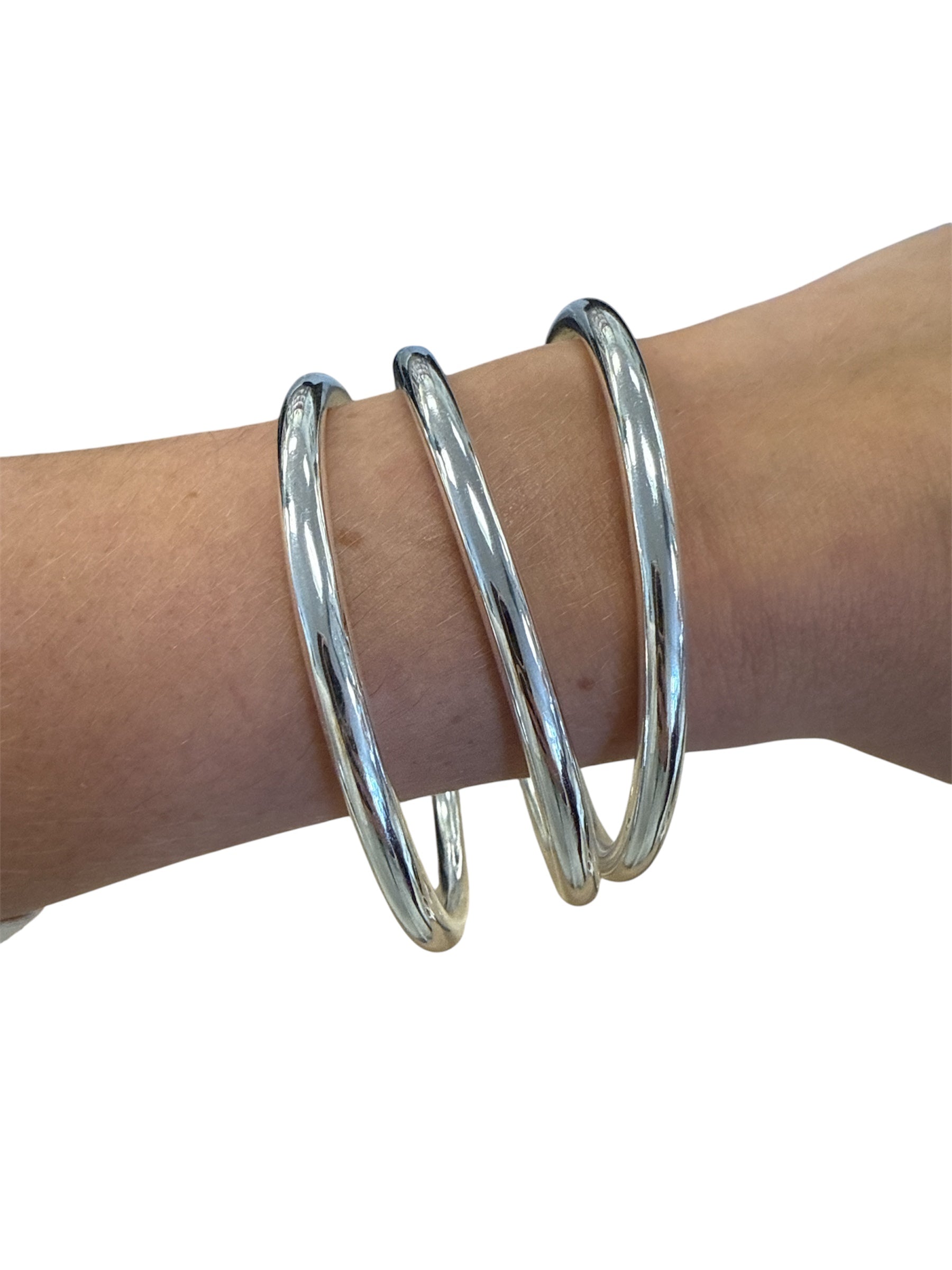 Silver Bangle Set-410 Jewelry-Simply Stylish boutique-Simply Stylish Boutique | Women’s & Kid’s Fashion | Paducah, KY