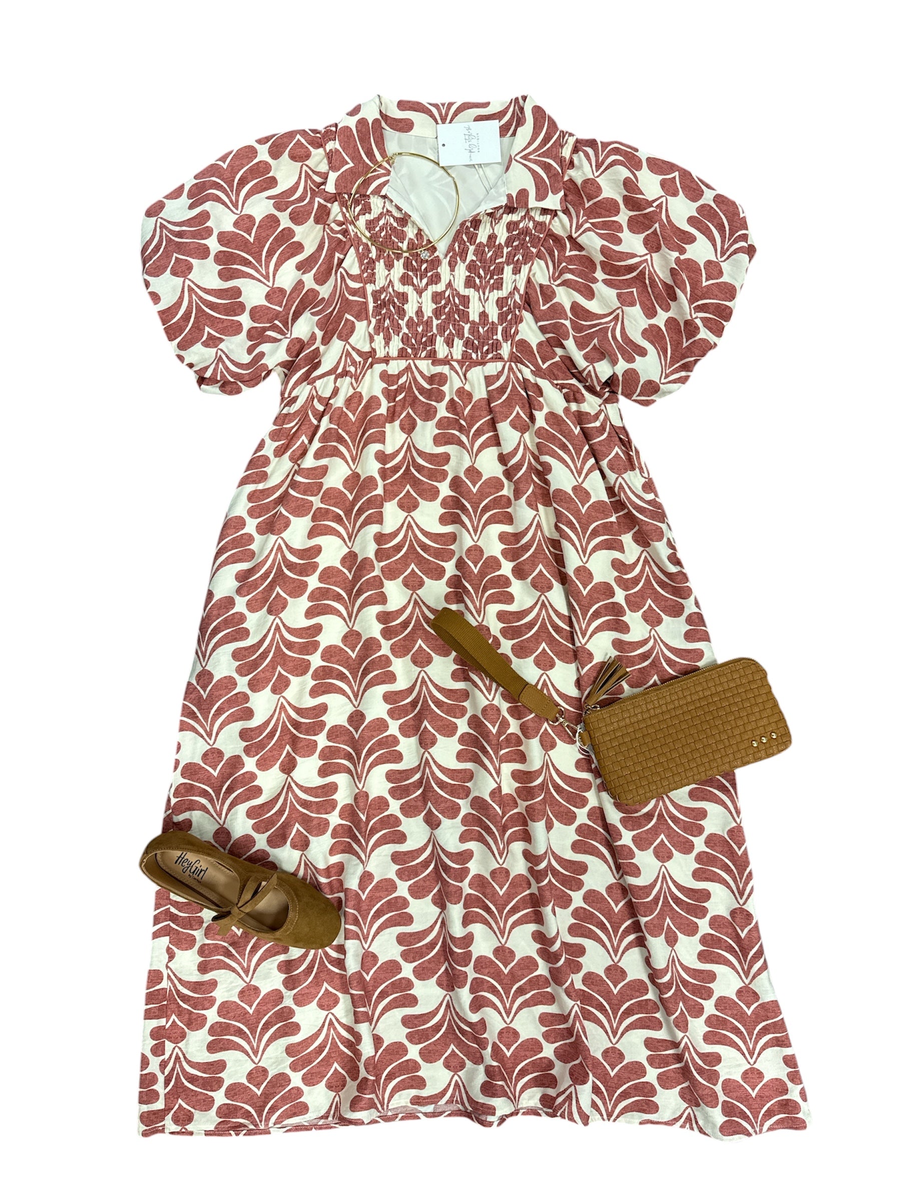 Mauve Moments Midi Dress-310 Dresses-Simply Stylish boutique-Simply Stylish Boutique | Women’s & Kid’s Fashion | Paducah, KY