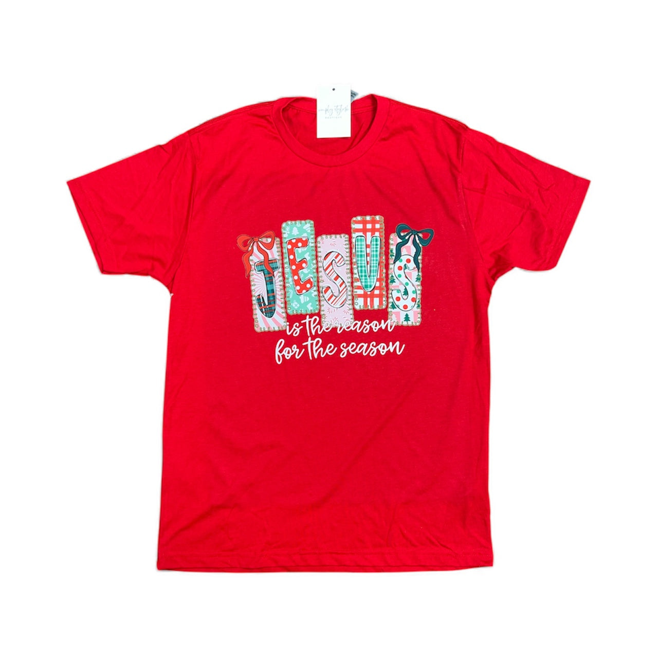 Jesus Is The Reason Tee-110 Graphic Tee-Simply Stylish Boutique-Simply Stylish Boutique | Women’s & Kid’s Fashion | Paducah, KY