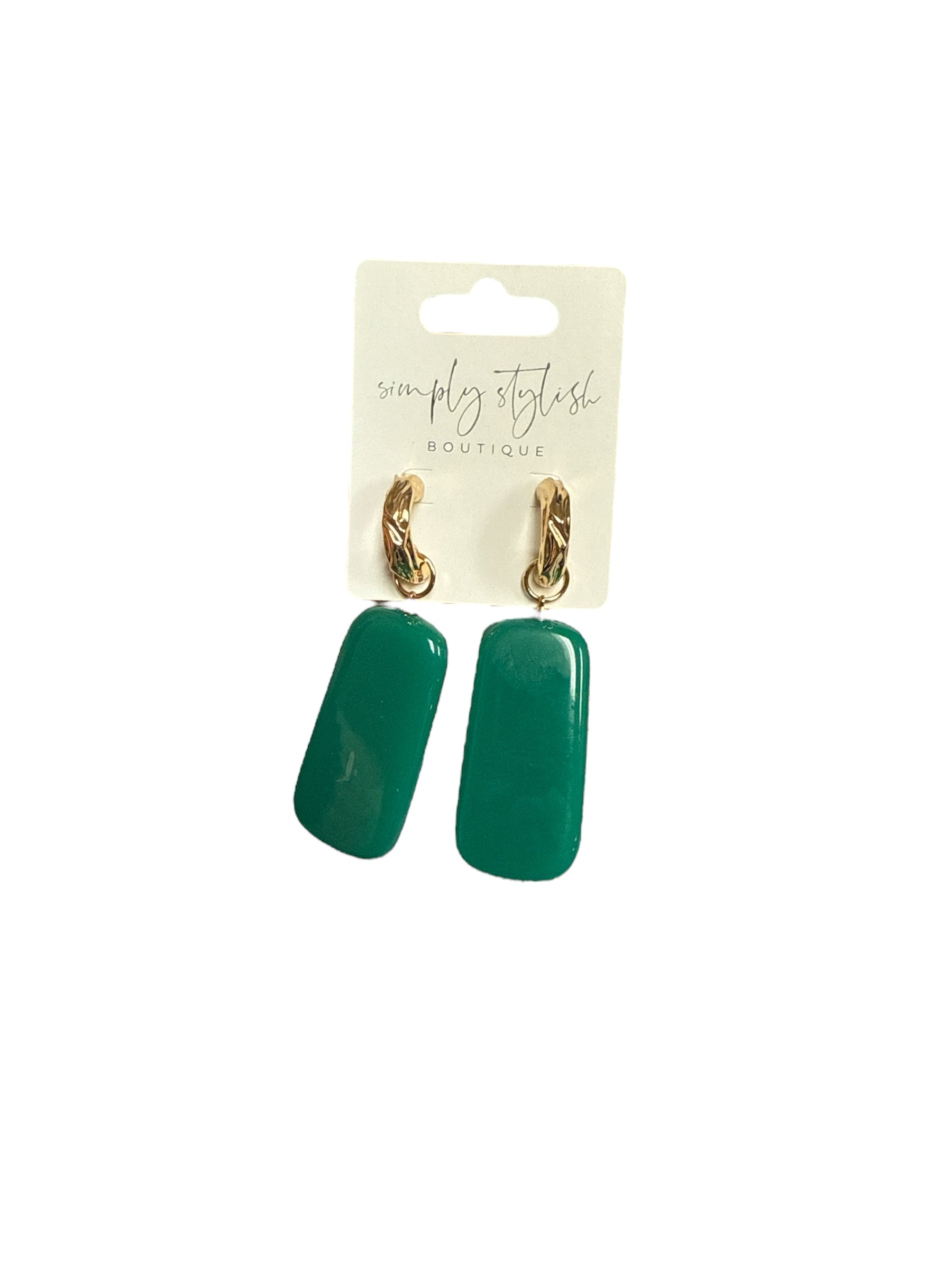 Emerald City Earring-410 Jewelry-Simply Stylish Boutique-Simply Stylish Boutique | Women’s & Kid’s Fashion | Paducah, KY