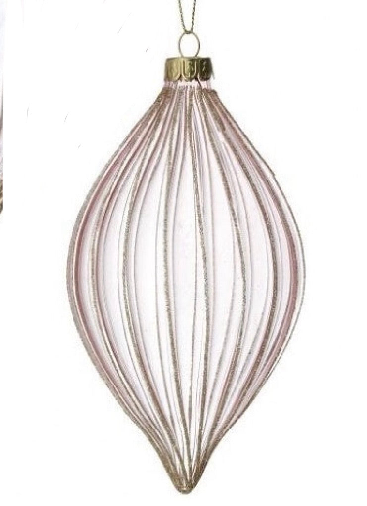 Glitter Ridge Finial Ornament-540 Holiday/Seasonal-Simply Stylish Boutique-Simply Stylish Boutique | Women’s & Kid’s Fashion | Paducah, KY