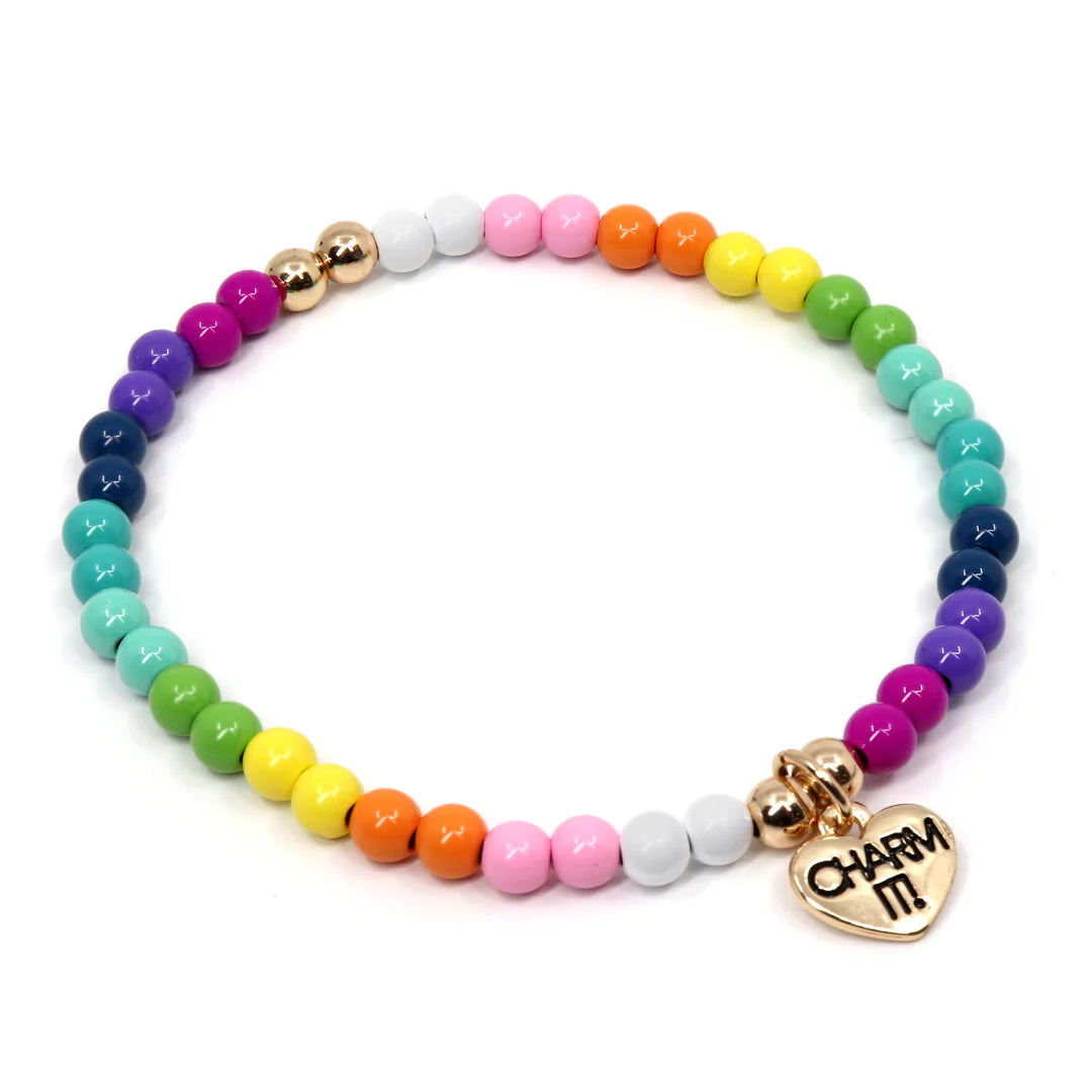 Kids Rainbow Bead Bracelet-520 Baby & Kids Gifts-Simply Stylish Boutique-Simply Stylish Boutique | Women’s & Kid’s Fashion | Paducah, KY