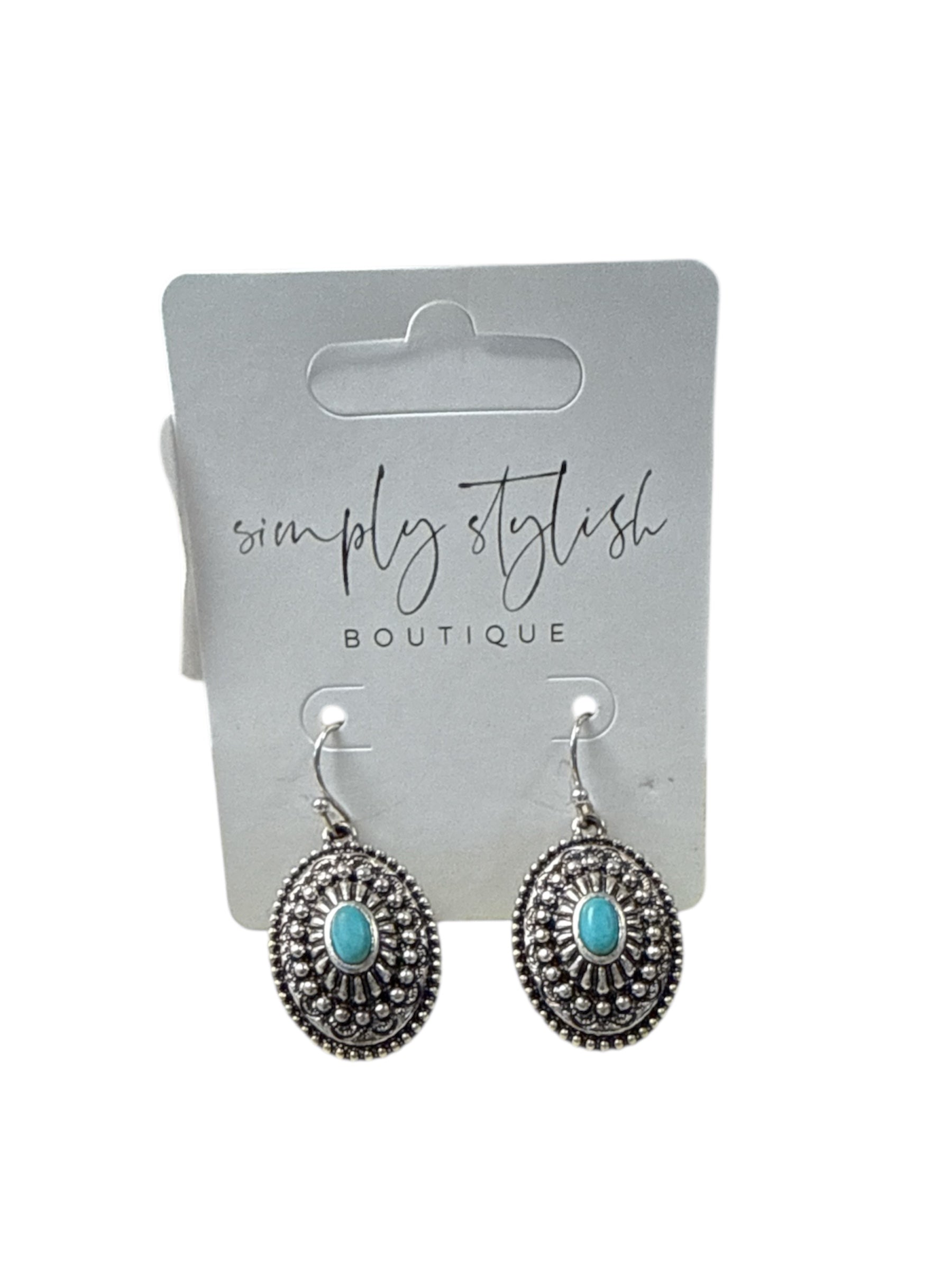 Turquoise Tribe Earrings-410 Jewelry-Simply Stylish Boutique-Simply Stylish Boutique | Women’s & Kid’s Fashion | Paducah, KY