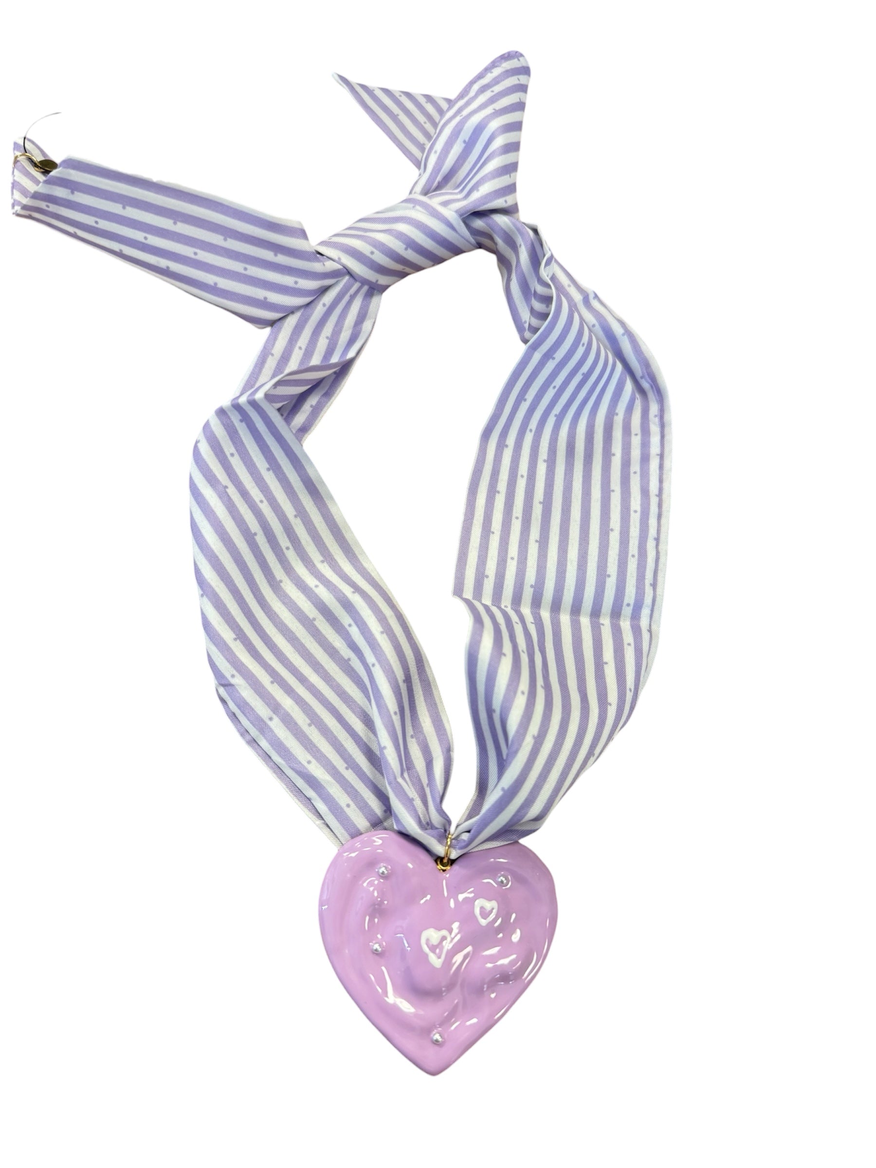 Lavender Hearts Scarf Necklace-410 Jewelry-Simply Stylish Boutique-Simply Stylish Boutique | Women’s & Kid’s Fashion | Paducah, KY