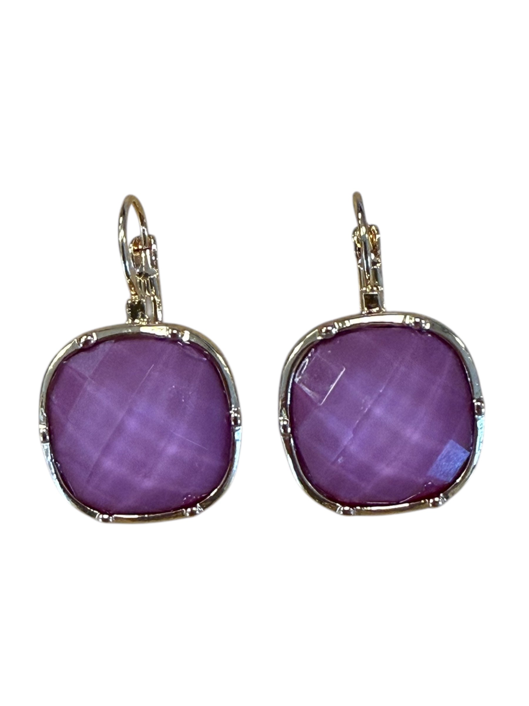 Faceted Stone Earrings-410 Jewelry-Simply Stylish Boutique-Simply Stylish Boutique | Women’s & Kid’s Fashion | Paducah, KY