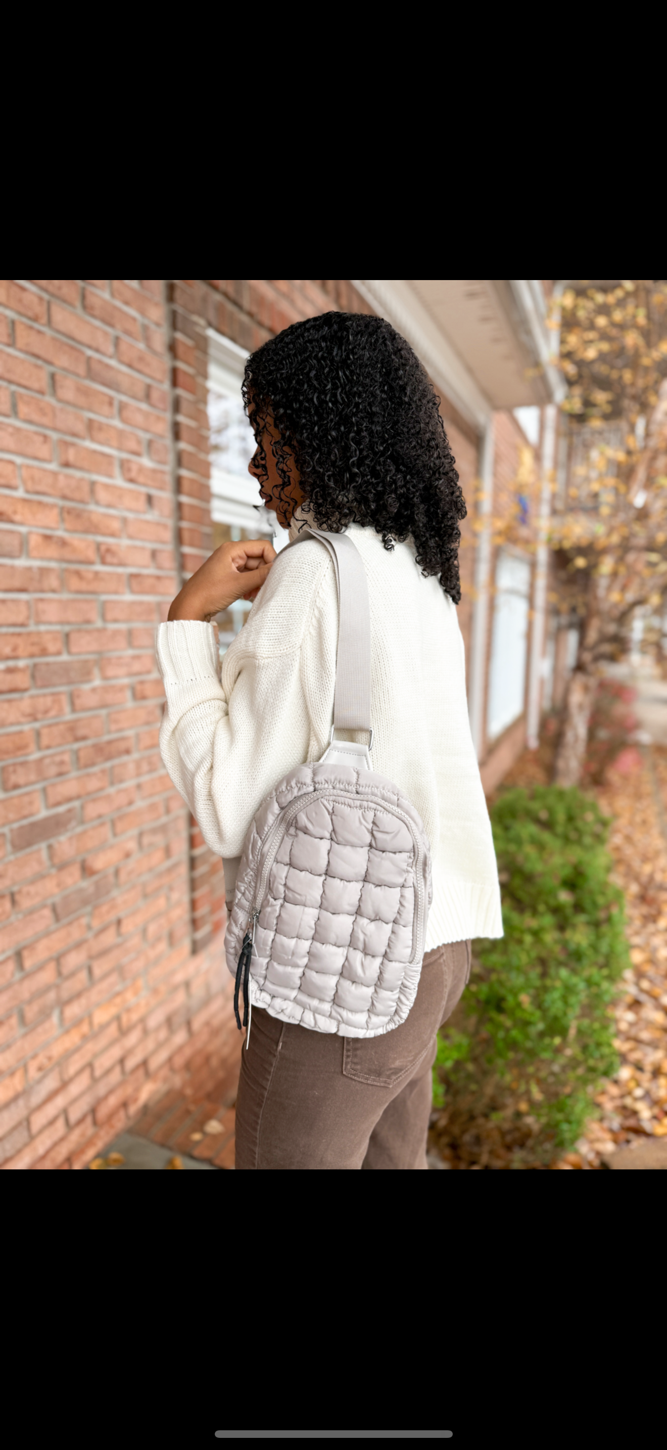 Quilted Sling Crossbody Bag-420 Bags & Totes-Simply Stylish Boutique-Simply Stylish Boutique | Women’s & Kid’s Fashion | Paducah, KY