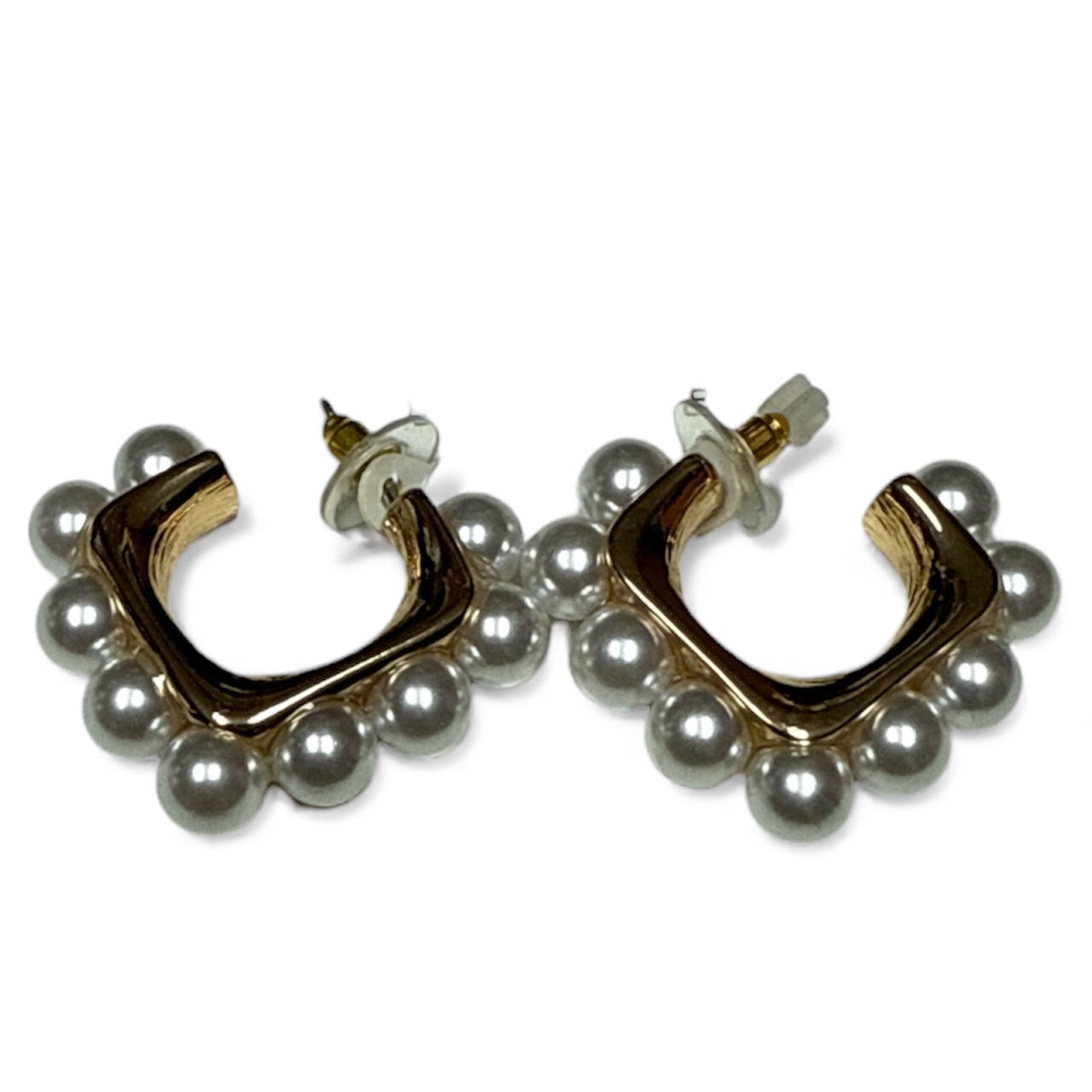 Linked Pearl Earring-410 Jewelry-Simply Stylish Boutique-Simply Stylish Boutique | Women’s & Kid’s Fashion | Paducah, KY