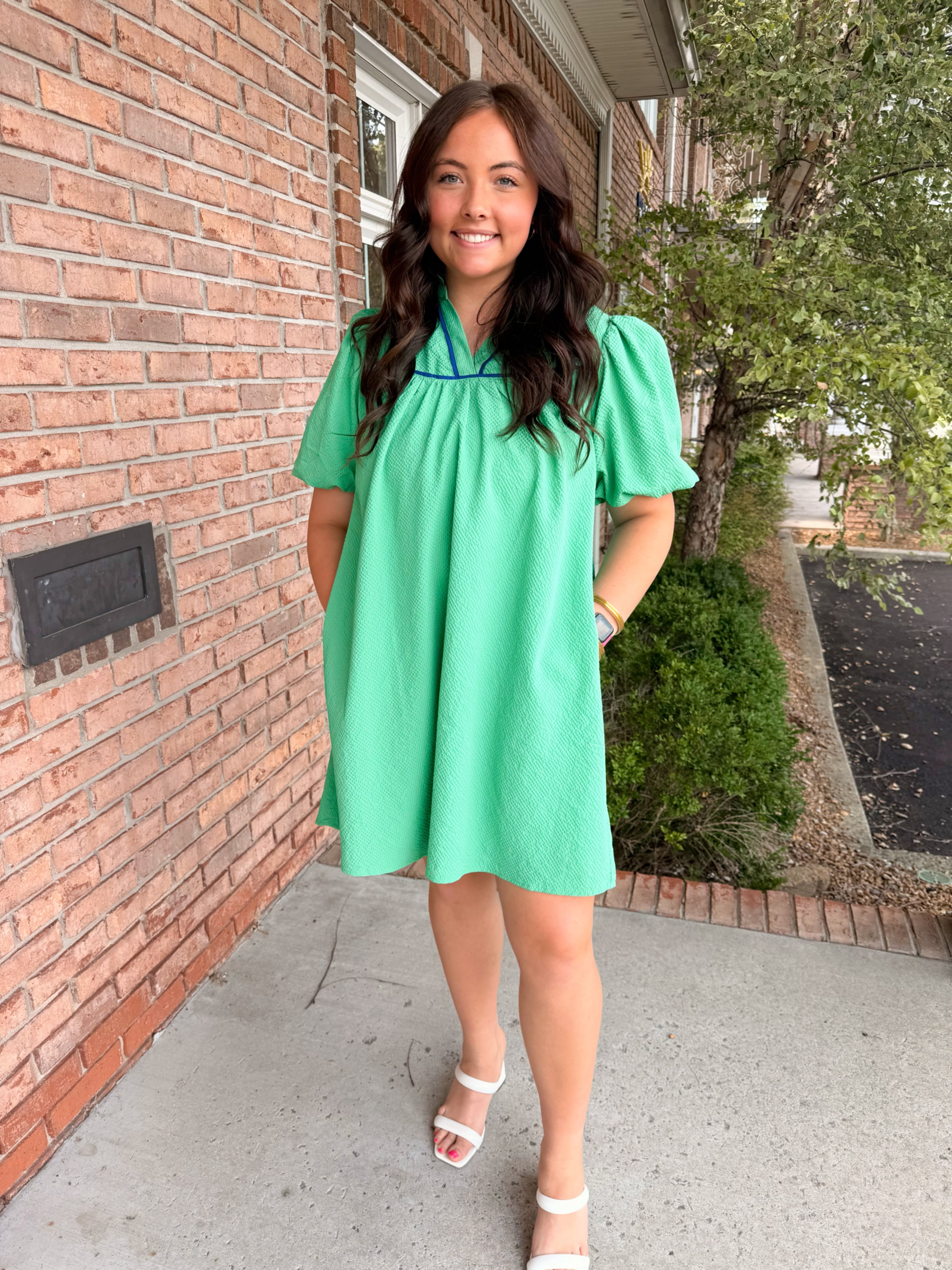 Emerald Picnic Dress