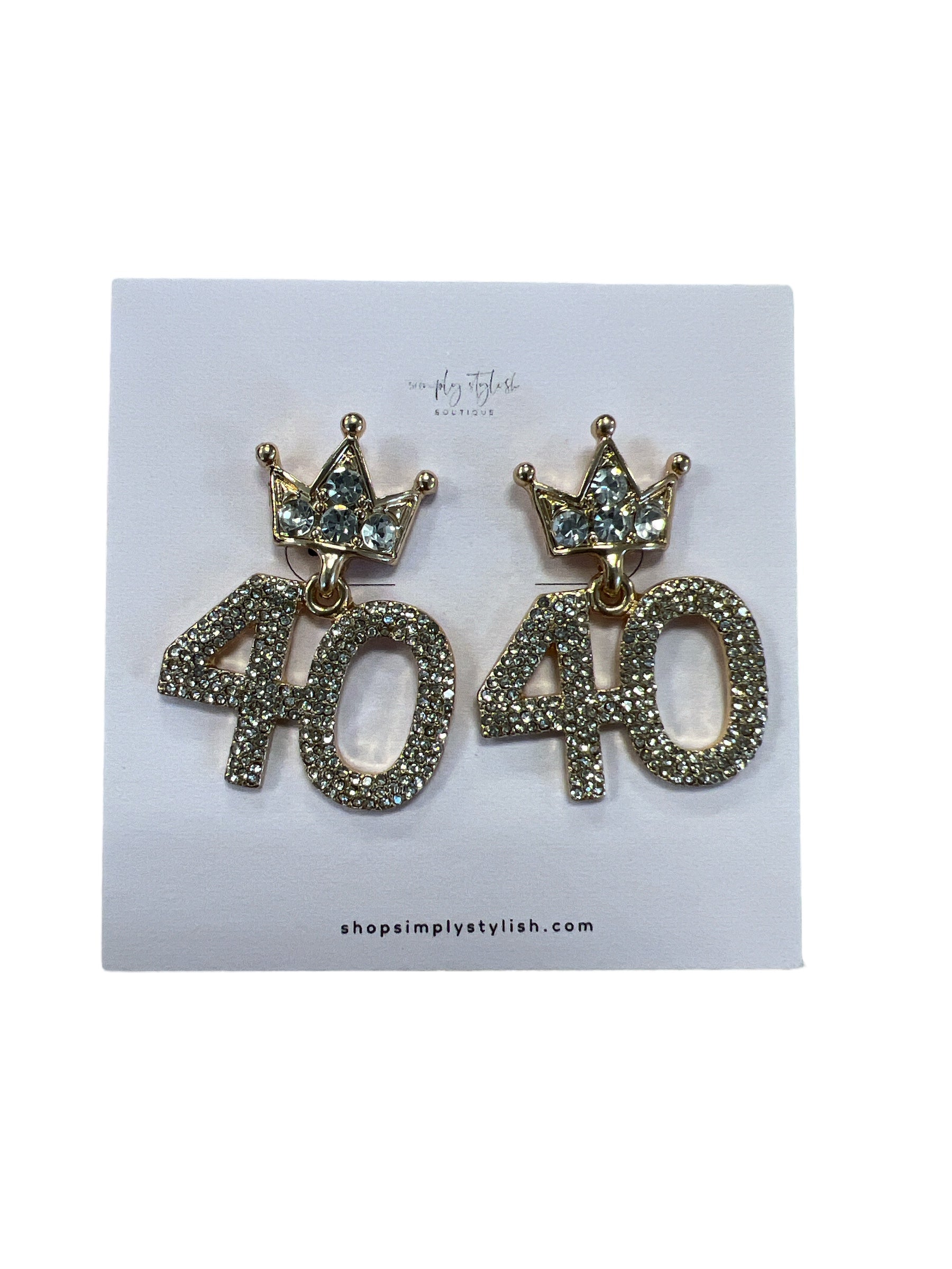 Milestone Rhinestone Earrings-410 Jewelry-Simply Stylish Boutique-Simply Stylish Boutique | Women’s & Kid’s Fashion | Paducah, KY