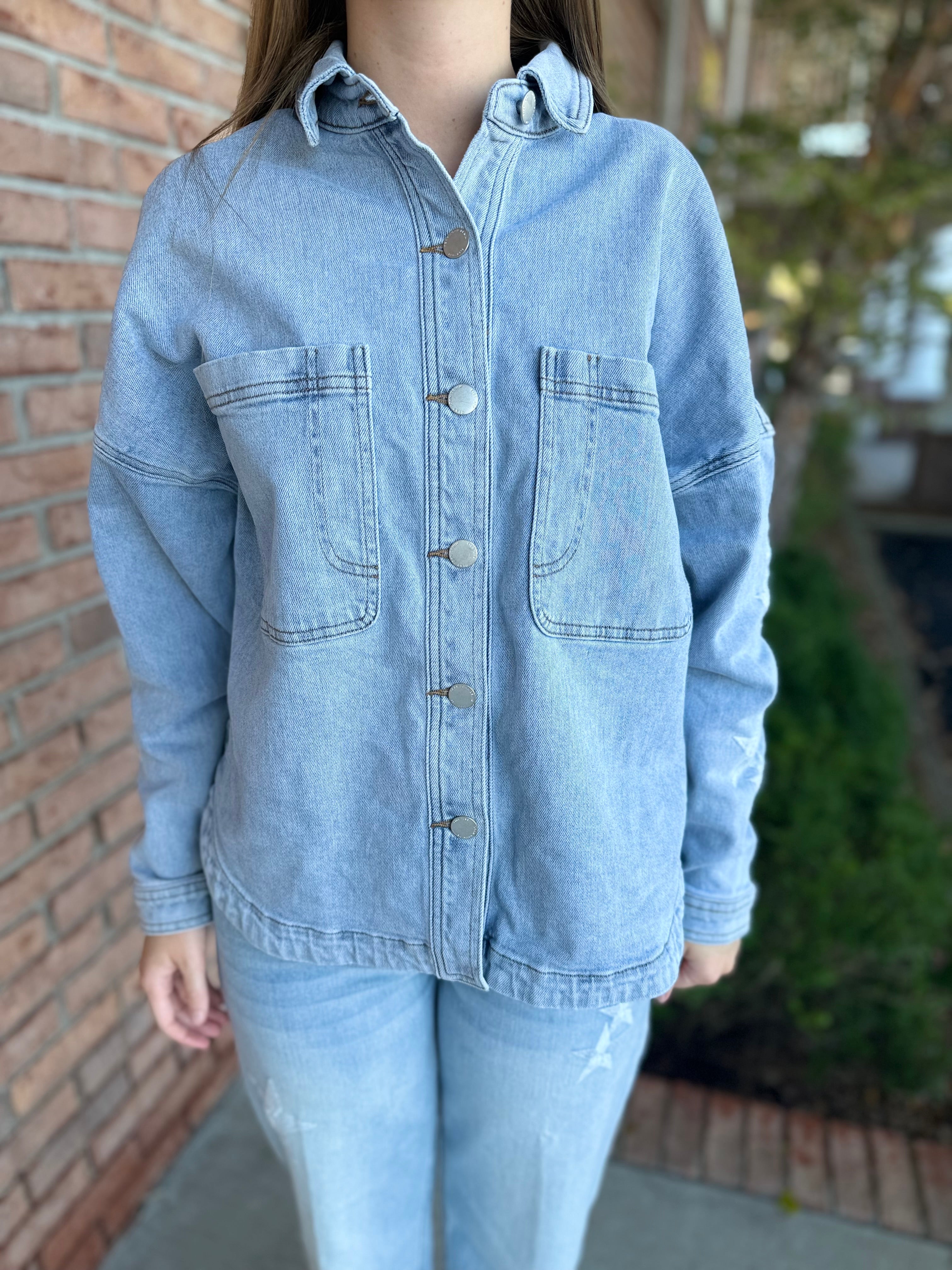 Gina Jacket - Starboard-150 Jackets, Blazers, & Outerwear-Simply Stylish boutique-Simply Stylish Boutique | Women’s & Kid’s Fashion | Paducah, KY