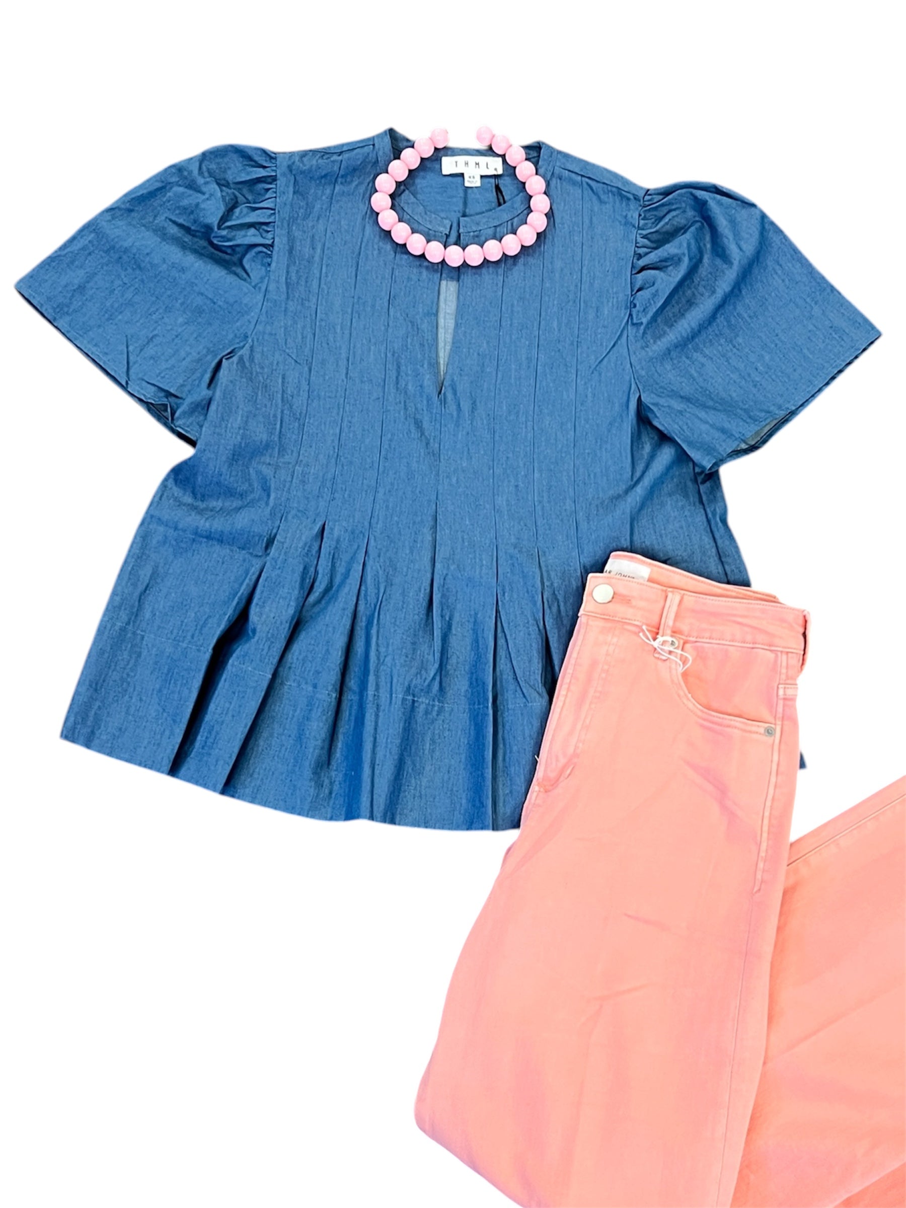 Pleated Perfection Top-130 Dressy Tops & Blouses-Simply Stylish boutique-Simply Stylish Boutique | Women’s & Kid’s Fashion | Paducah, KY